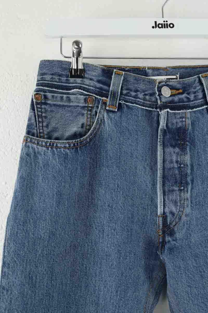 Cotton skinny jeans LEVI'S - Seconde main Blue