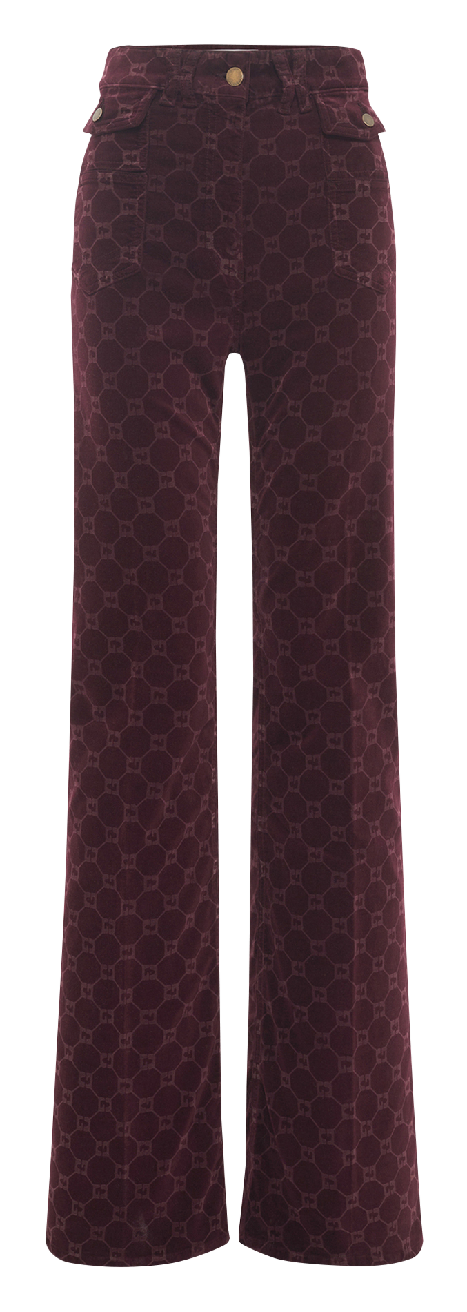 Jean flare en coton mélangé imprimé GERARD DAREL