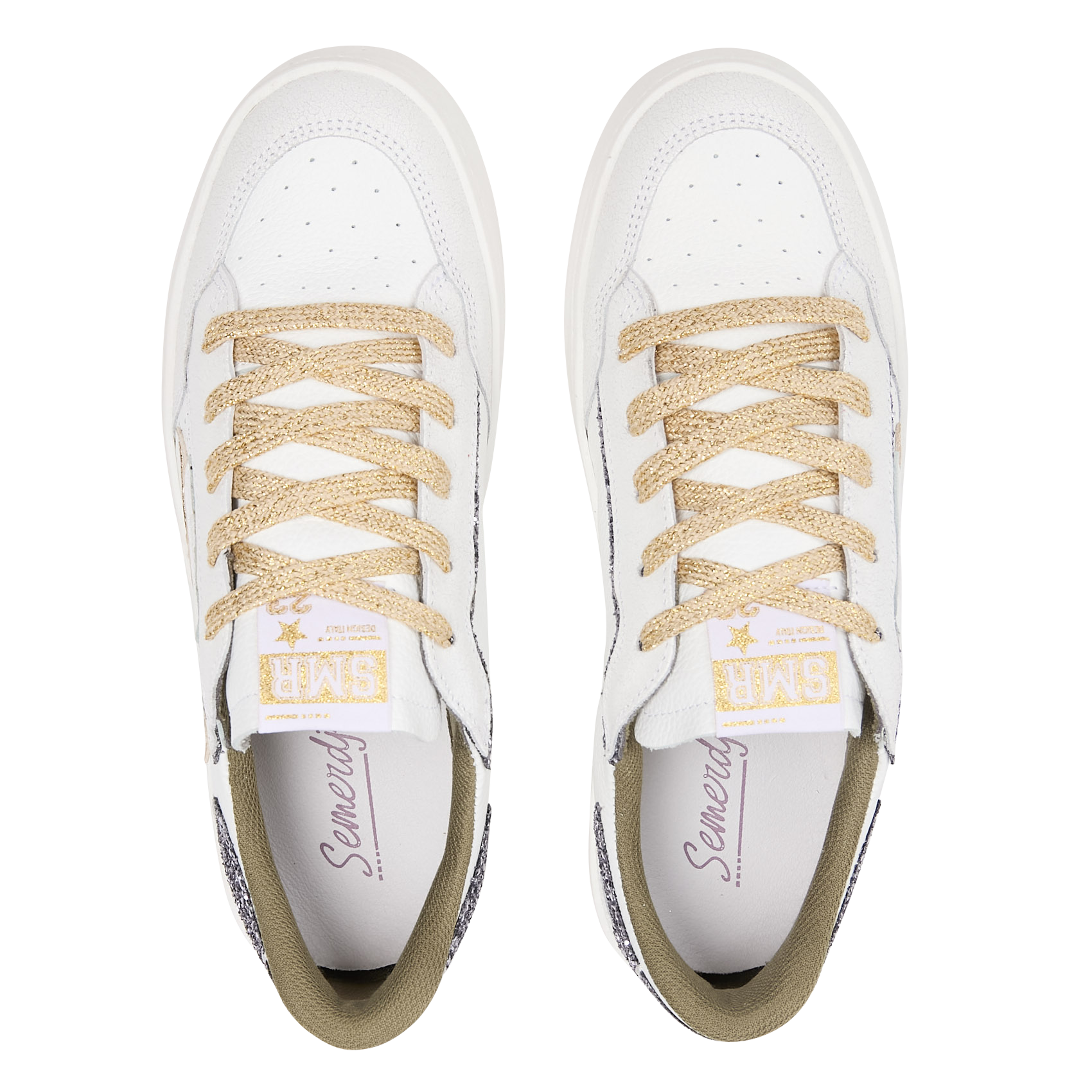 Baskets basses en cuir  SEMERDJIAN - SMR Blanc