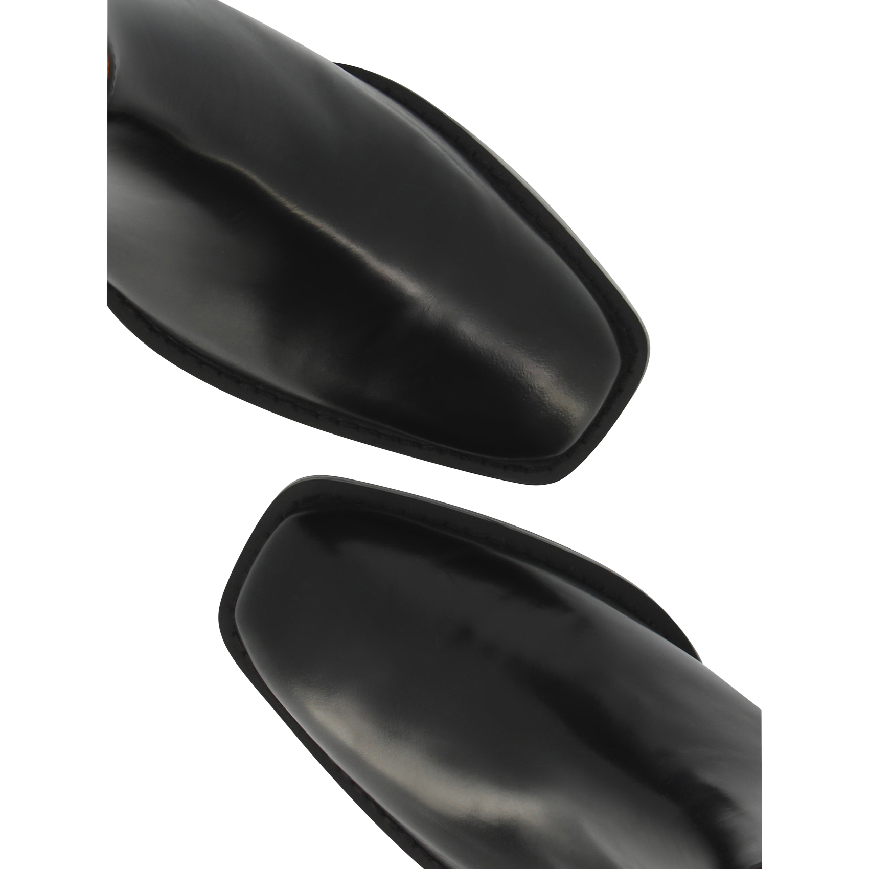 Bottines en cuir velours SOCQUE PARIS Noir