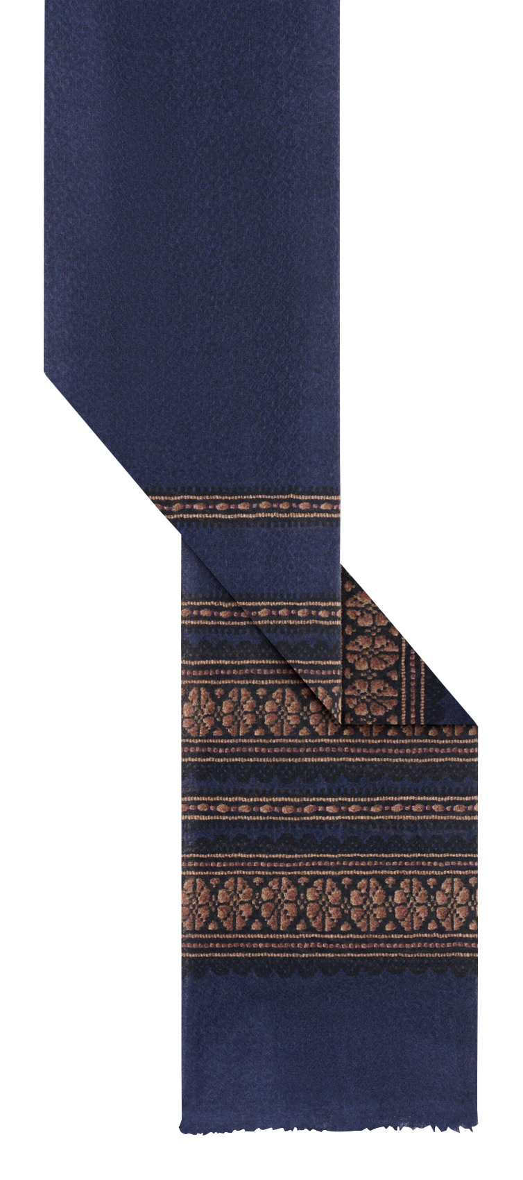 Echarpe en laine et en soie mélangés GERARD DAREL Bleu