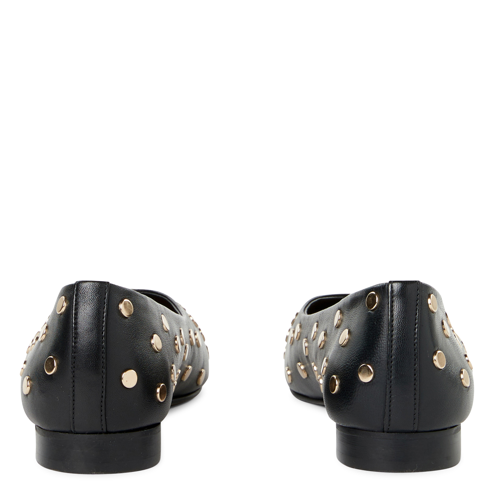 Ballet flats with leather studs SAISON 1865 Black