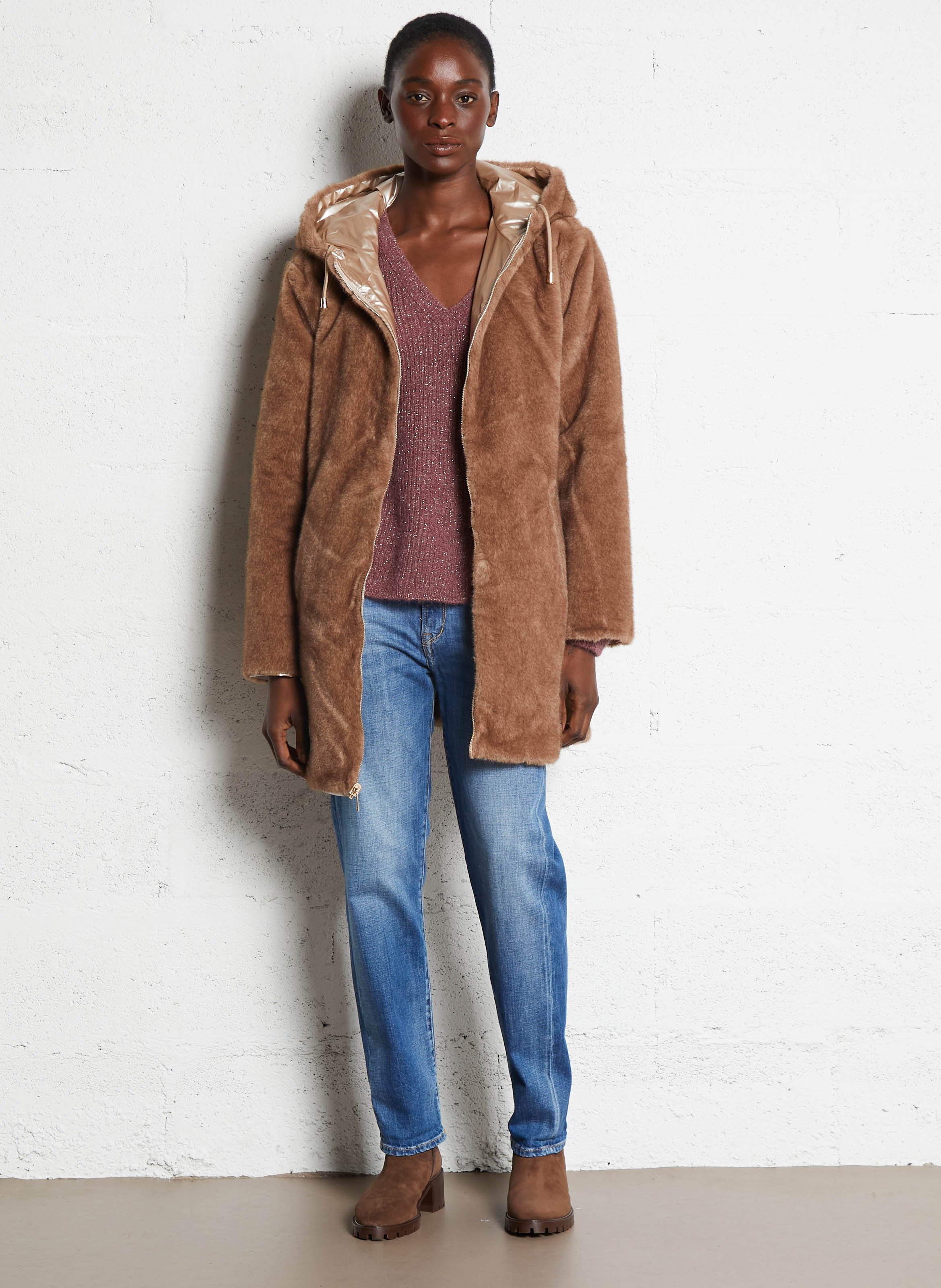 Regenjacke mit Stehkragen LA PETITE ETOILE Braun