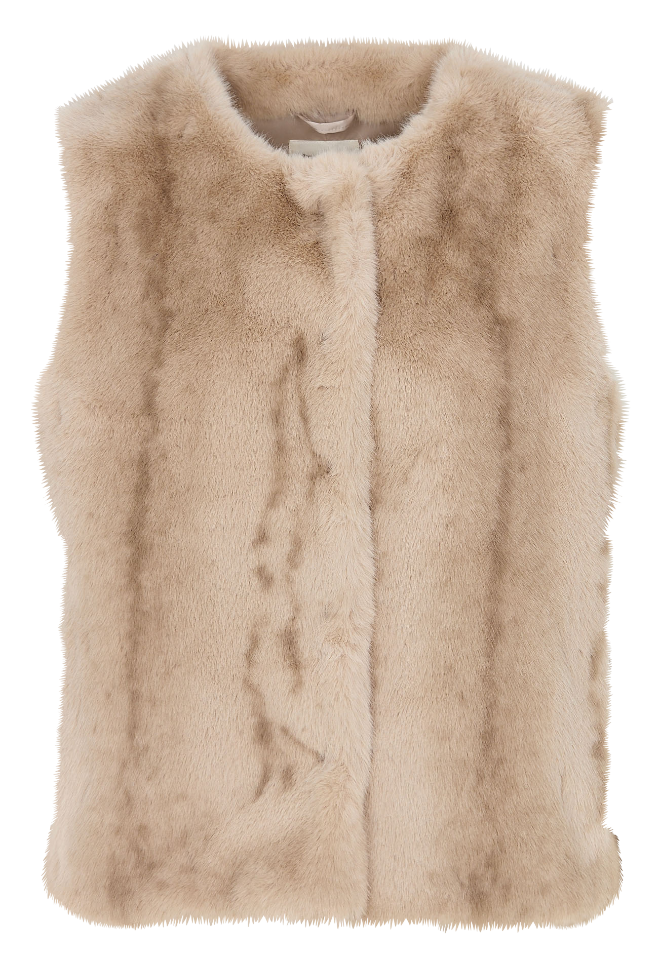 Gilet en fourrure synthétique MAISON 123 Beige
