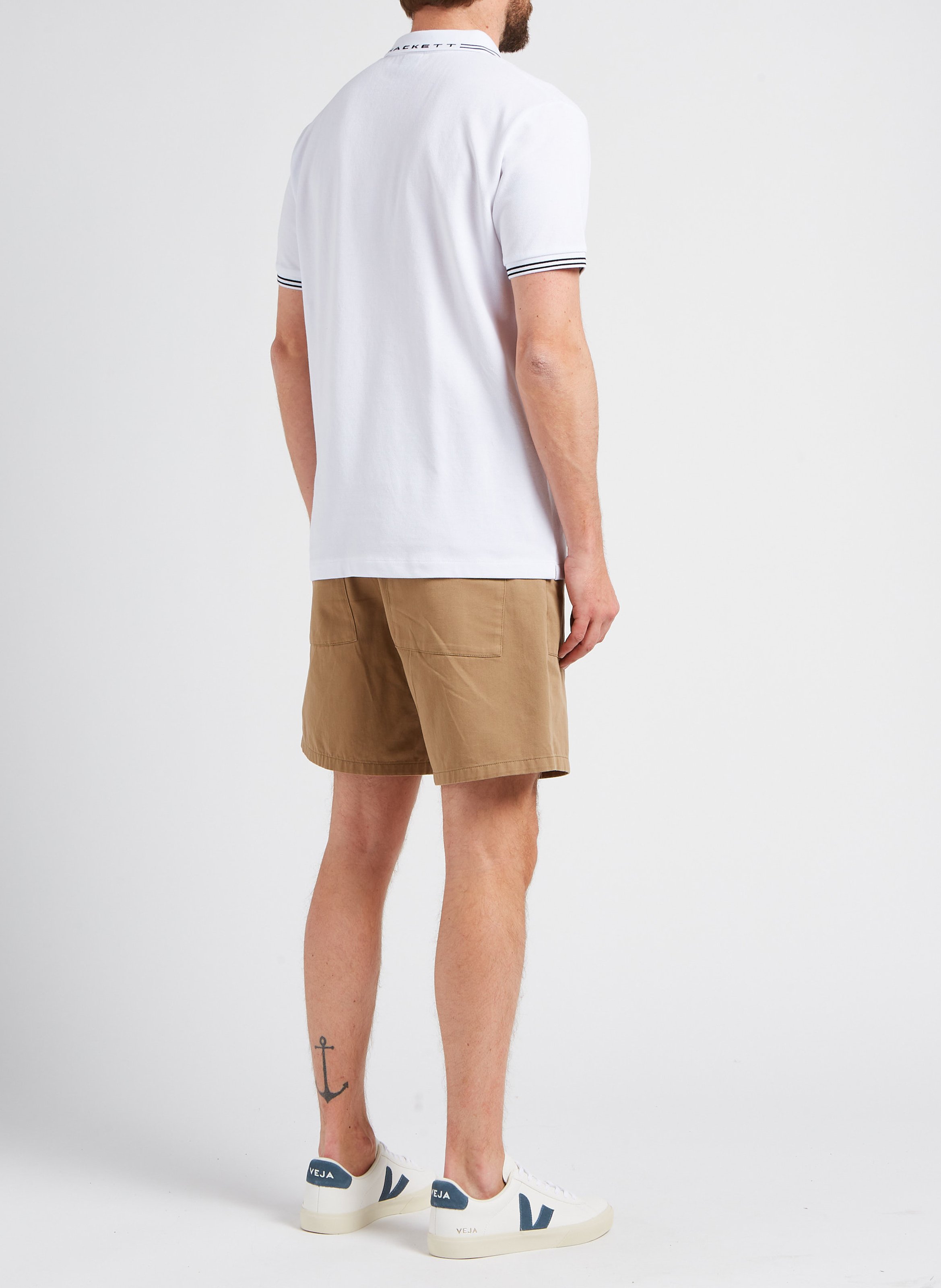 Low-top leather trainers VEJA White