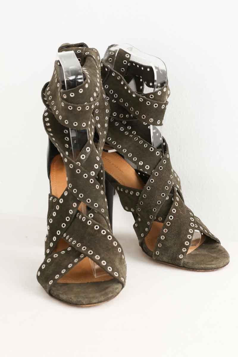 Heels ISABEL MARANT - Seconde Main Khaki