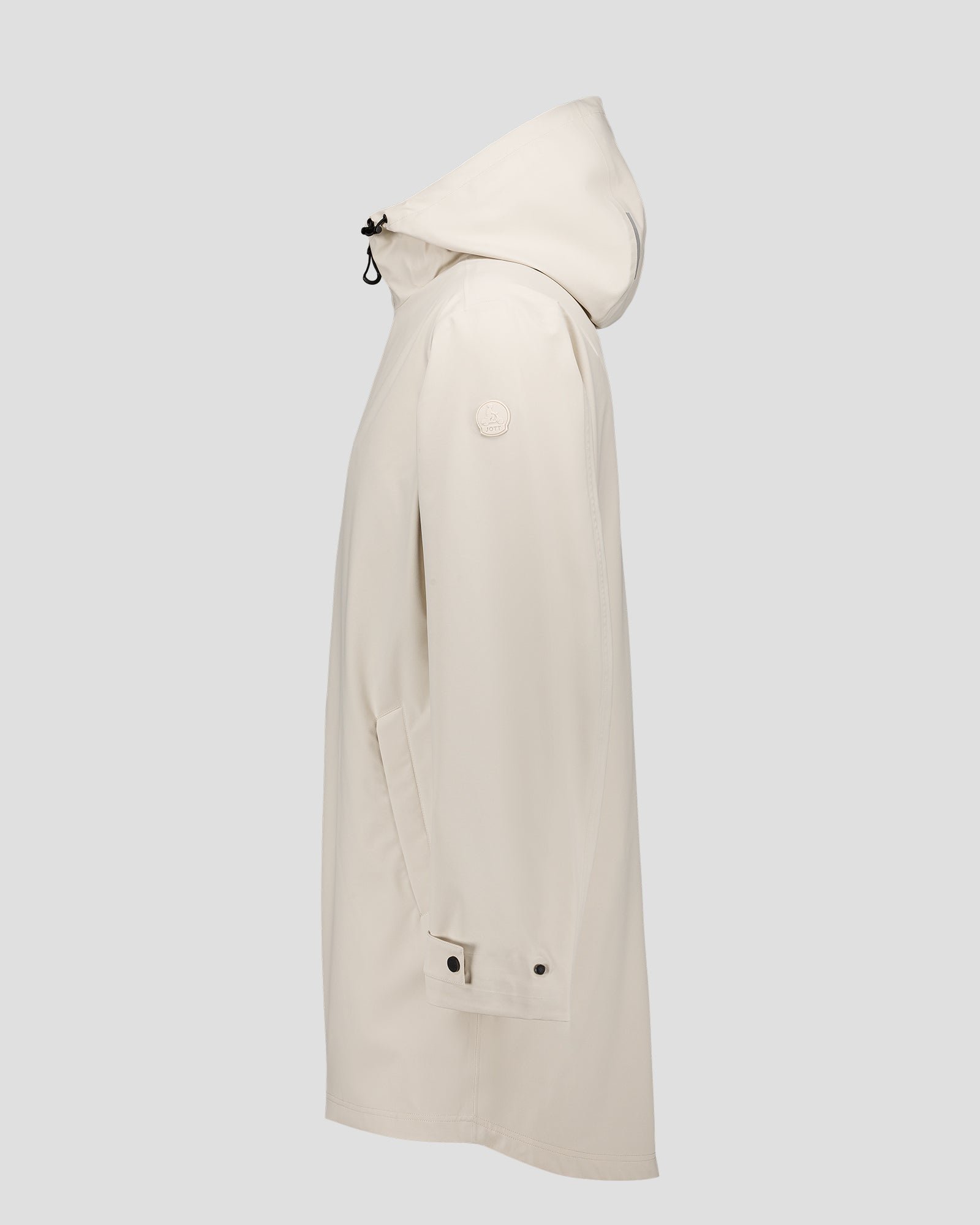 Raincoat unisex mid-length zerti JOTT White
