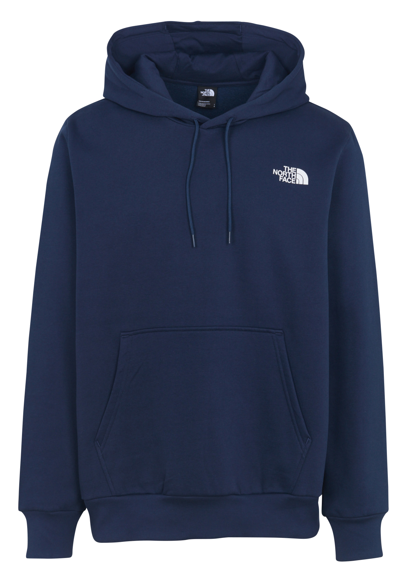 Hoodie met rechte pasvorm en zeefdruk op katoenmix THE NORTH FACE Blauw