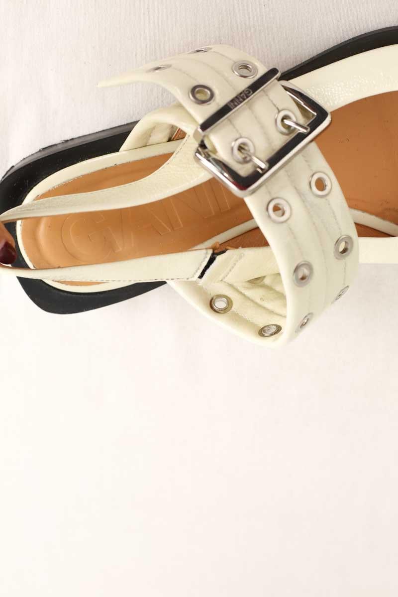 Ballet pumps GANNI - Seconde Main Beige