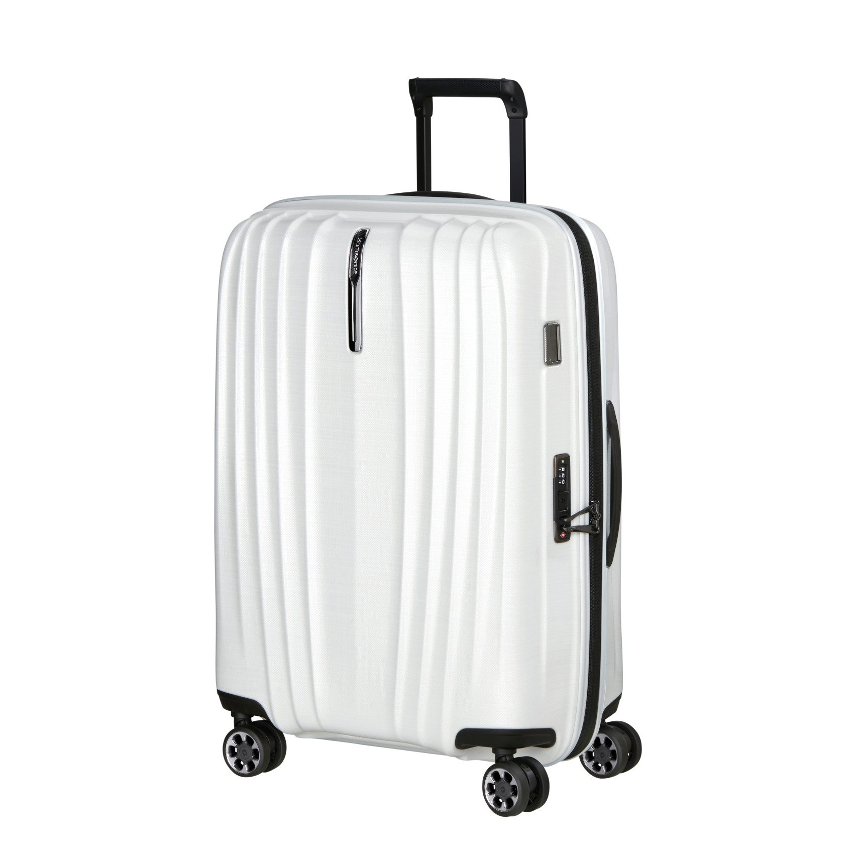 Nexis 4-wheel medium suitcase SAMSONITE White