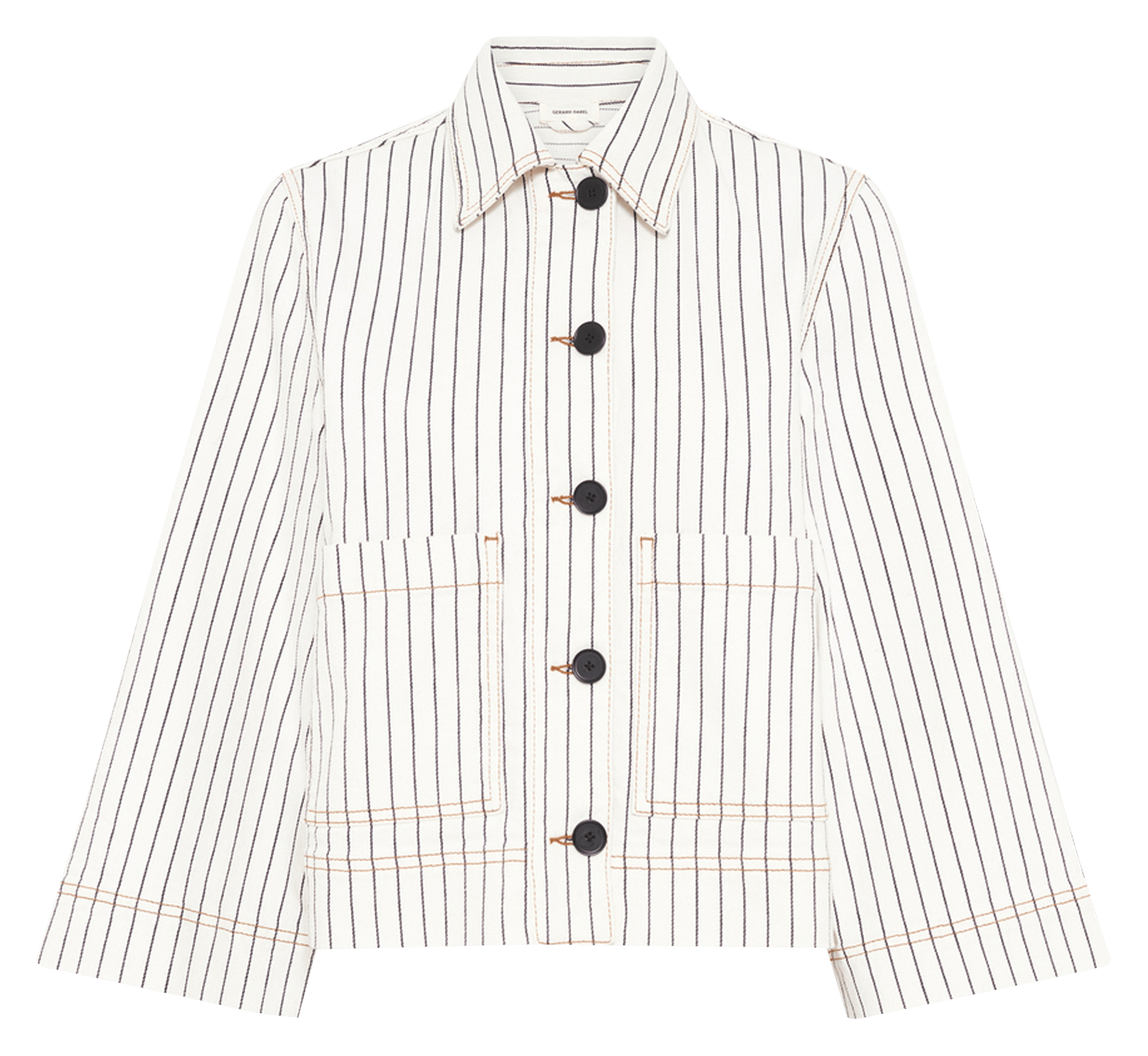 Cropped cotton-blend jacket GERARD DAREL Beige