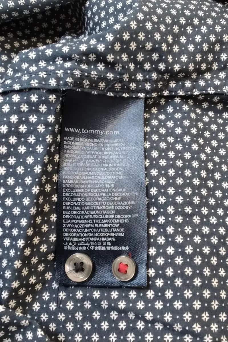 Shirt TOMMY HILFIGER - SECONDE MAIN Blue