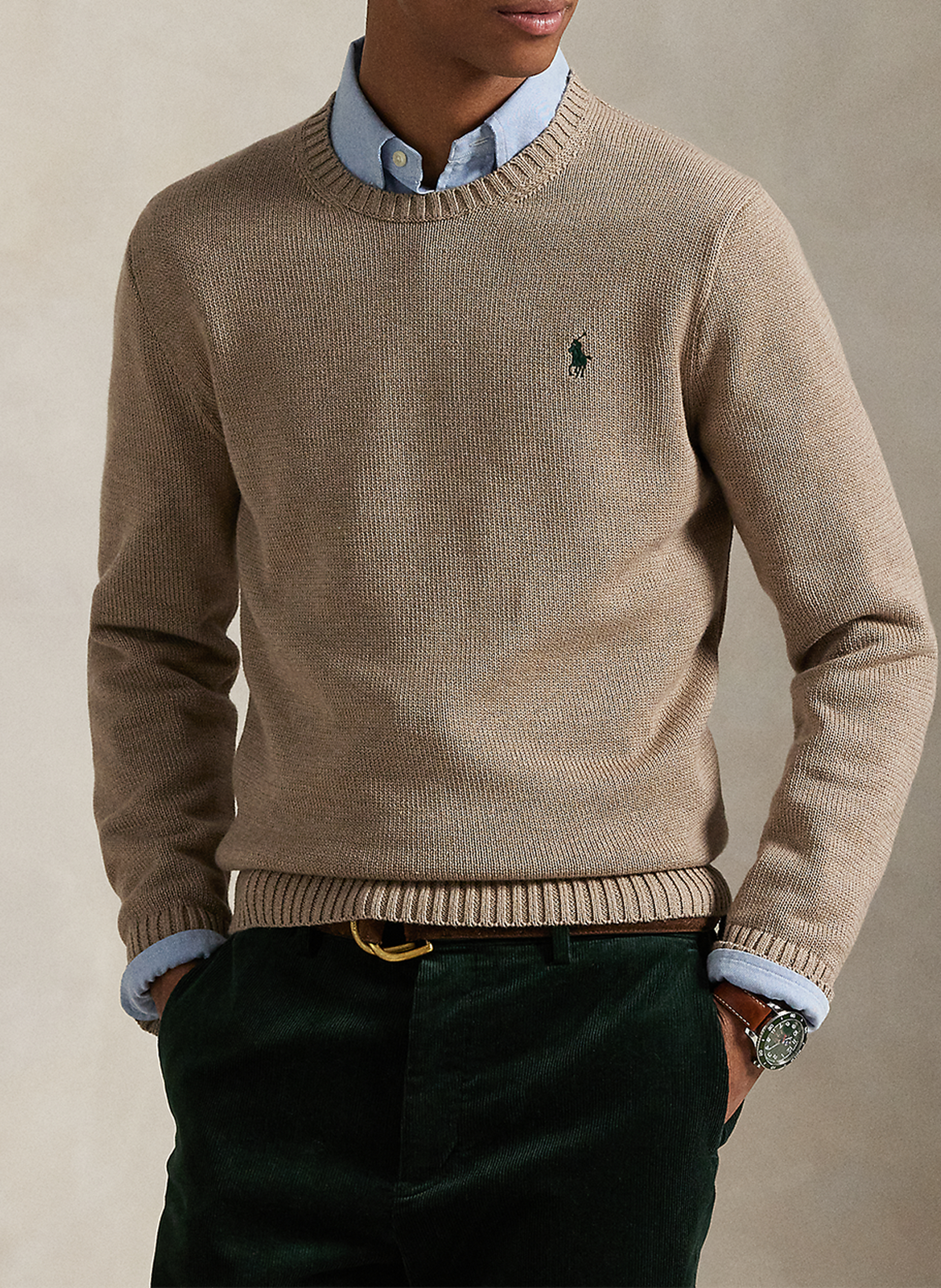 Rundhalspullover aus Baumwolle POLO RALPH LAUREN