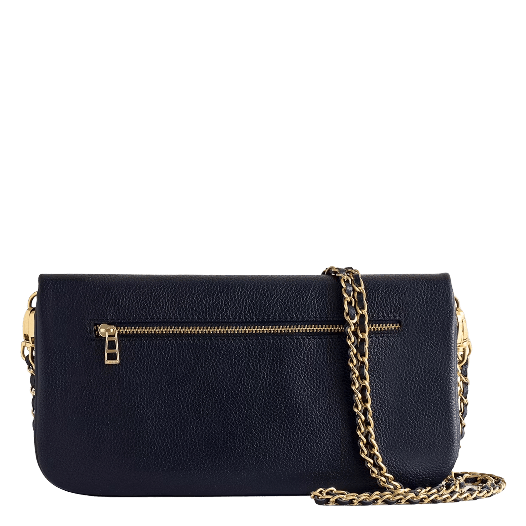 Leather clutch bag ZADIG&VOLTAIRE Blue