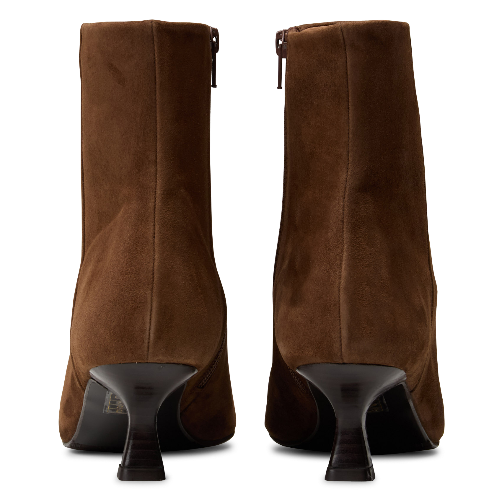 Bottines à bout pointu en cuir BILLI BI Marron