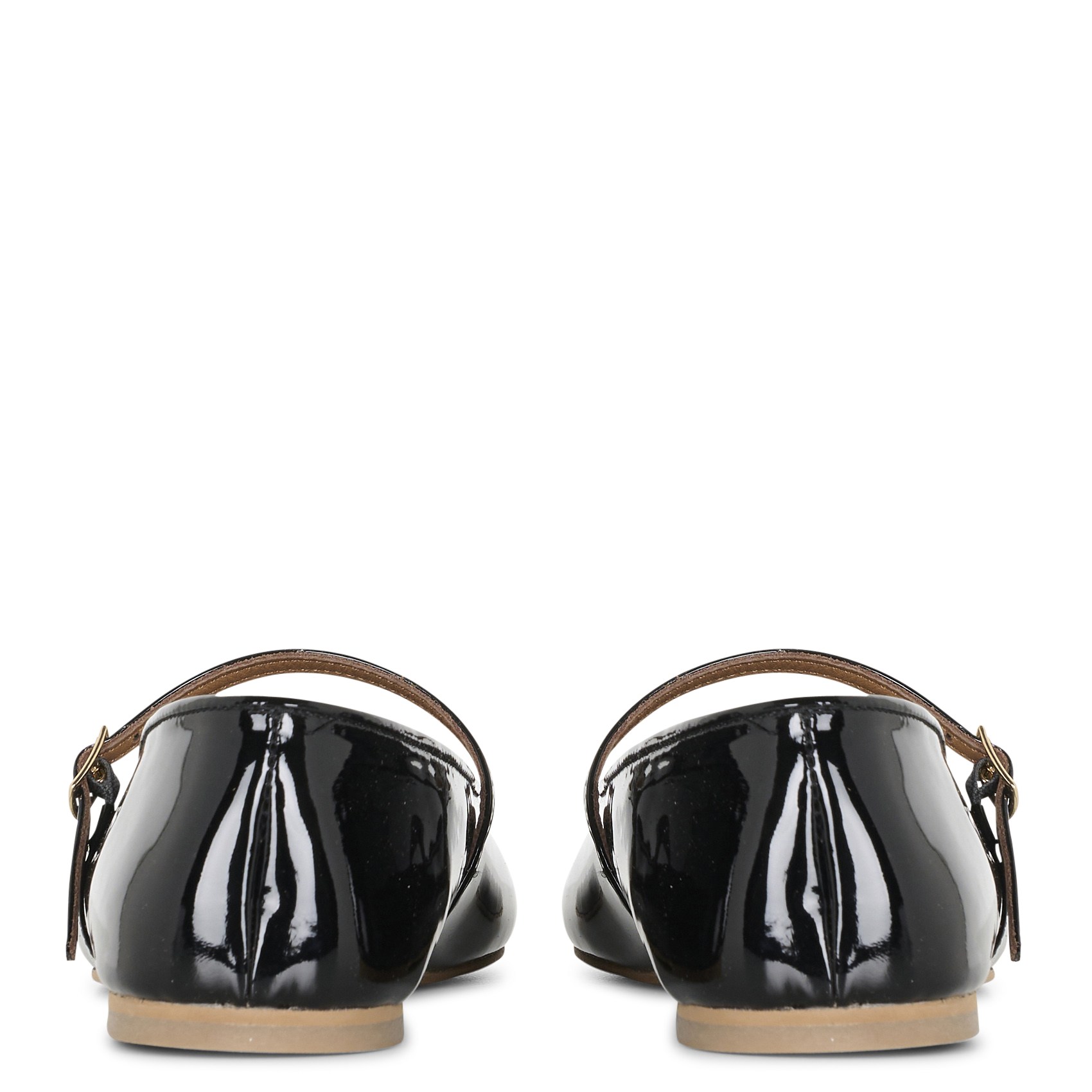 Ballerinas with leather straps JB MARTIN Black