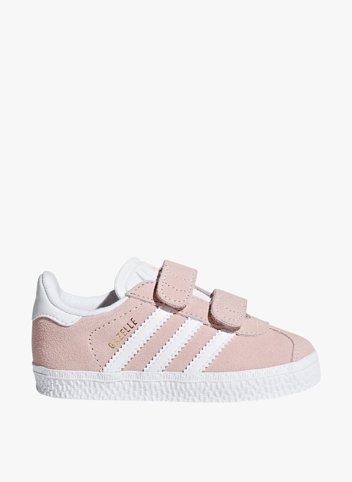 Pink Low top suede sneakers