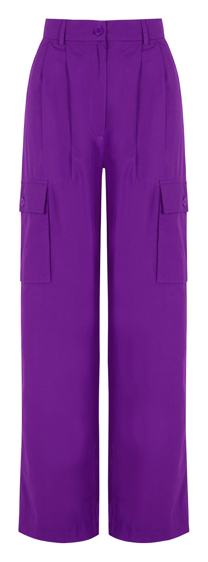 Pantalon cargo en coton ANTIK BATIK Violet