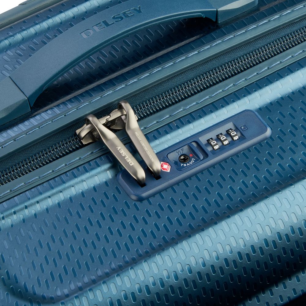 Rigid cabin suitcase DELSEY PARIS Blue