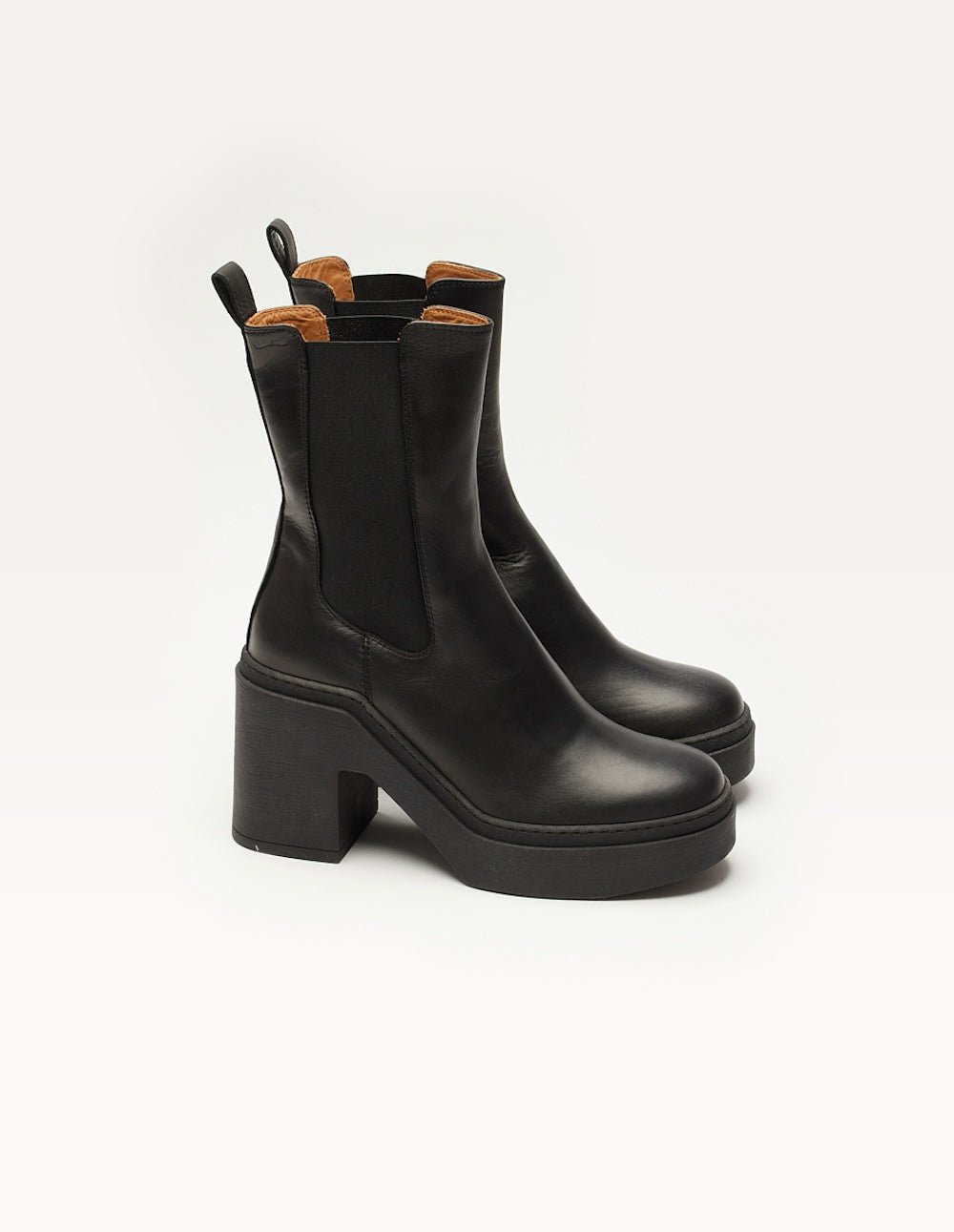 Heeled ankle boots ODAJE EX. M.MOUSTACHE Black