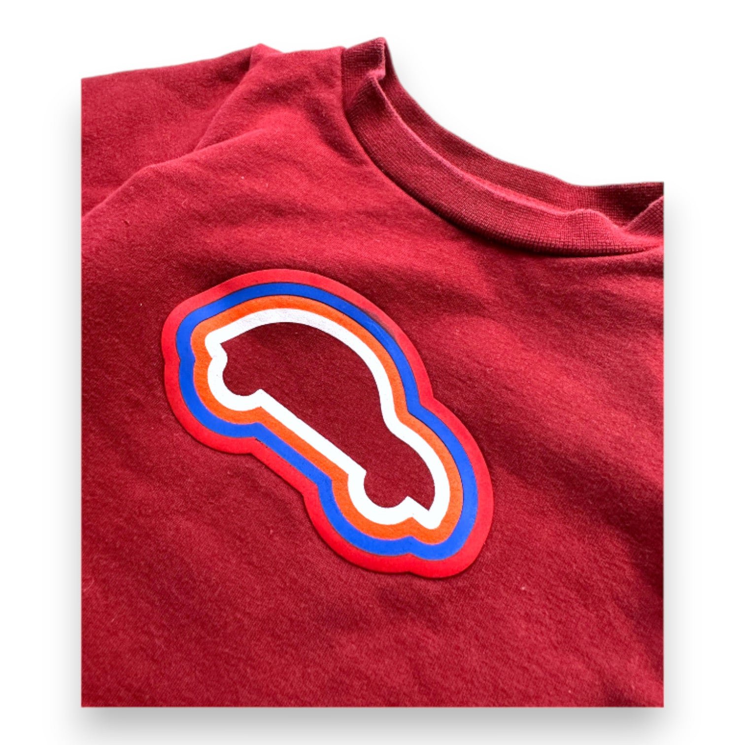 Red baby sweatshirt - 6 months JACADI - Seconde Main Red