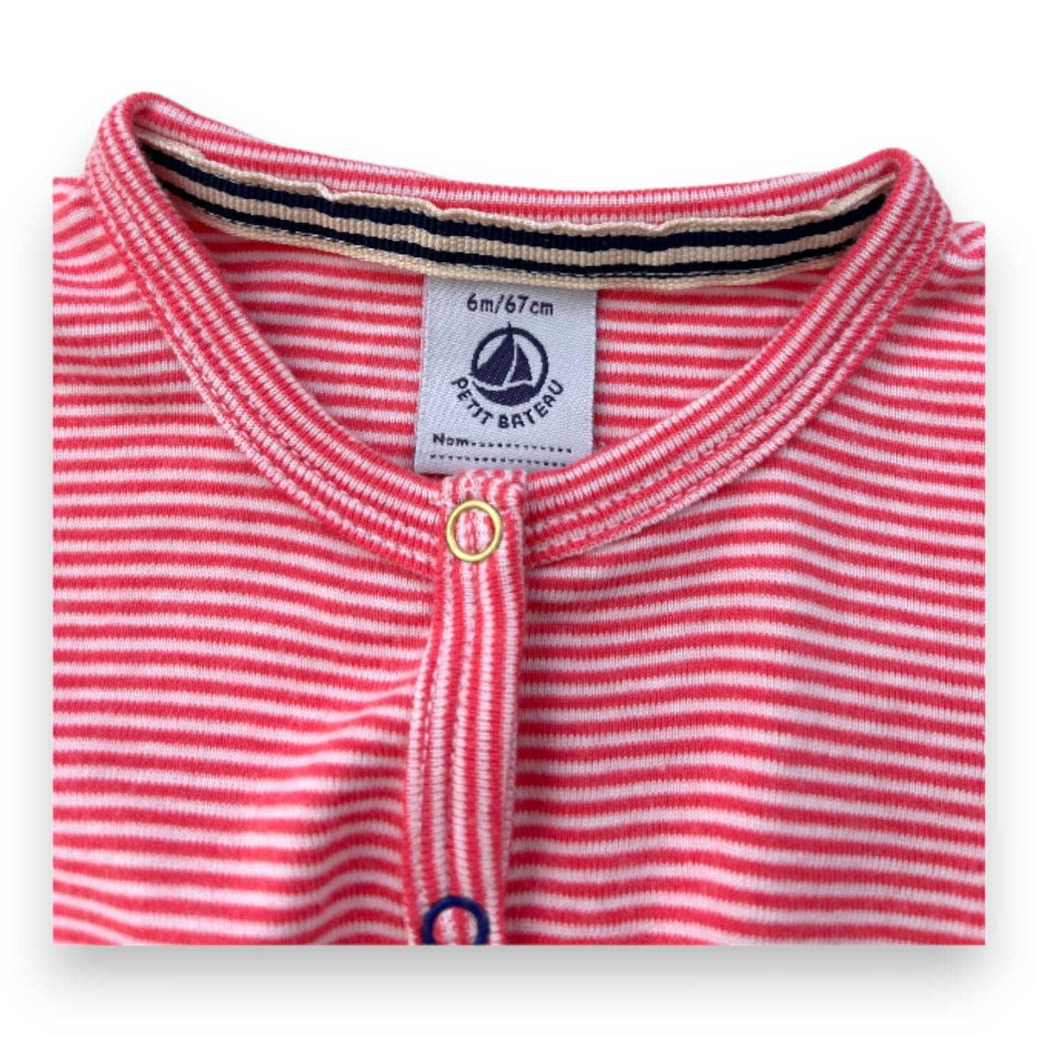 Pink Baby Dress - 6 months PETIT BATEAU - Seconde Main Pink