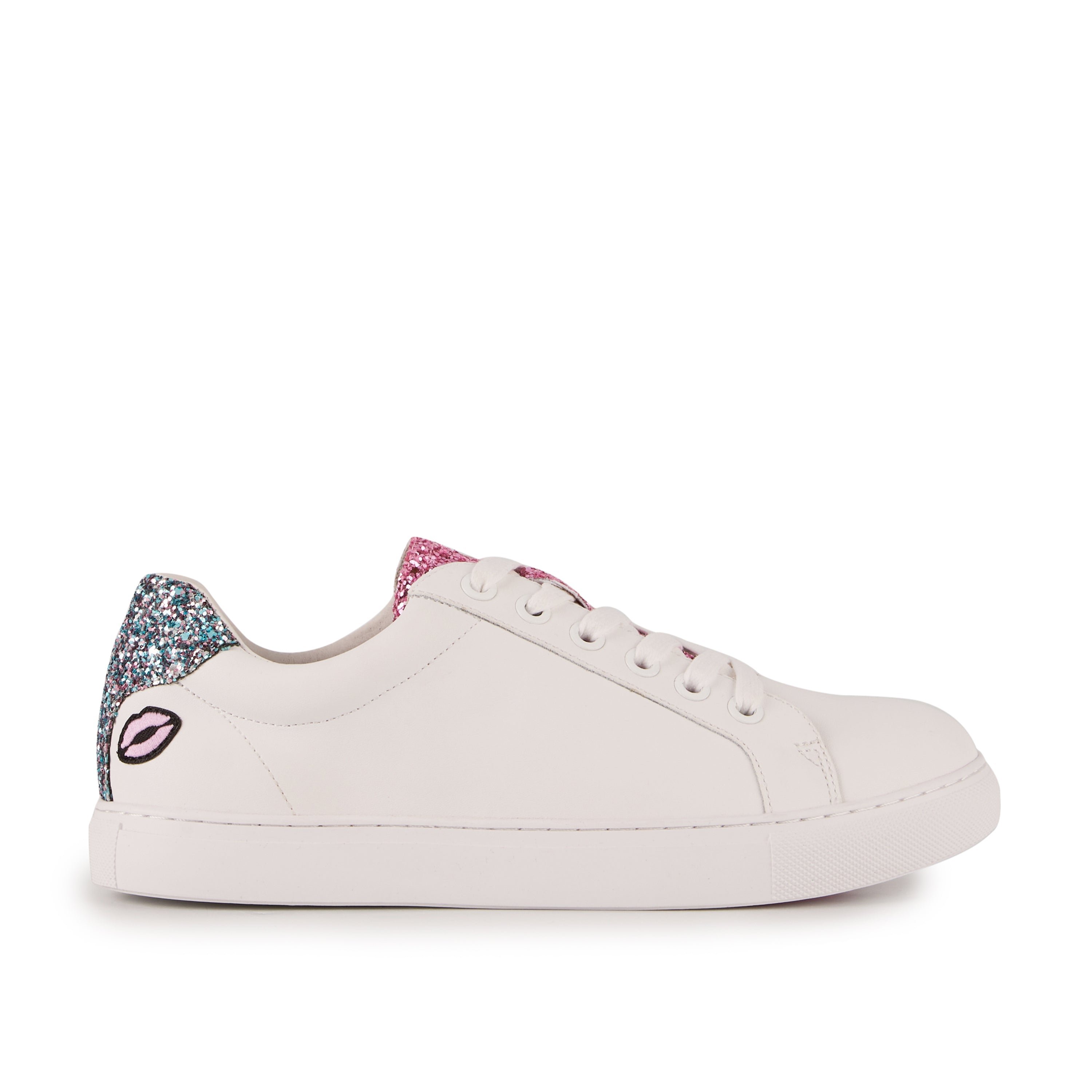 Jimmy leather sneakers BONS BAISERS PARIS White