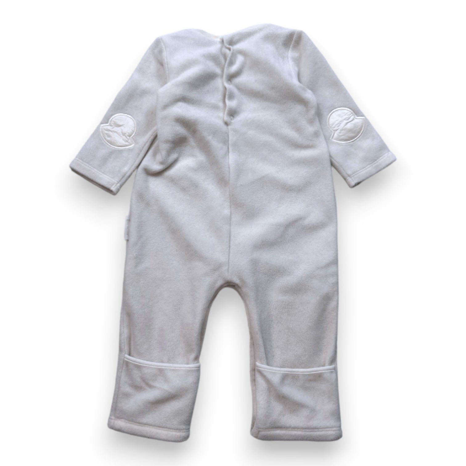 White baby jumpsuit - 6 months MONCLER - Seconde Main White