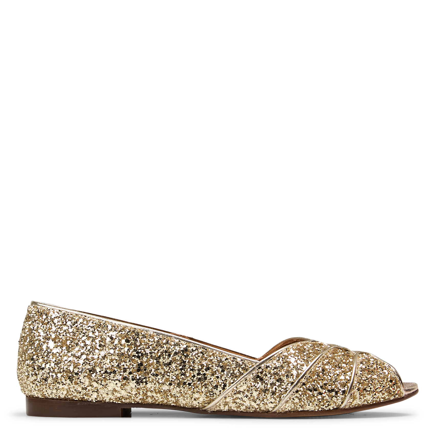 Sandales pailletées MAISON TOUFET Doré