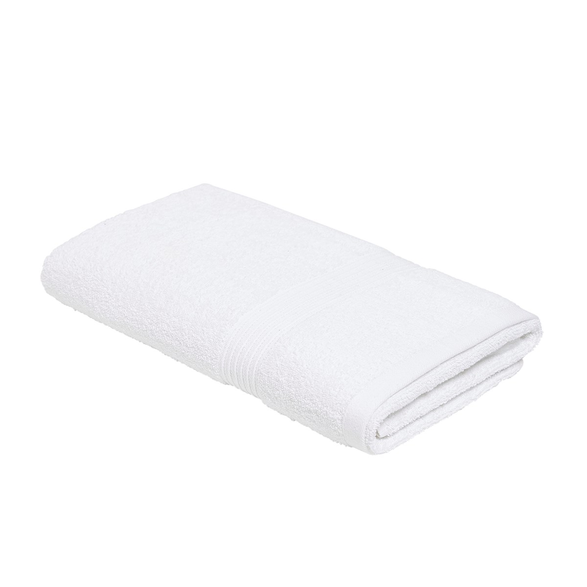 Plain cotton bath towel TODAY LINGE DE MAISON White