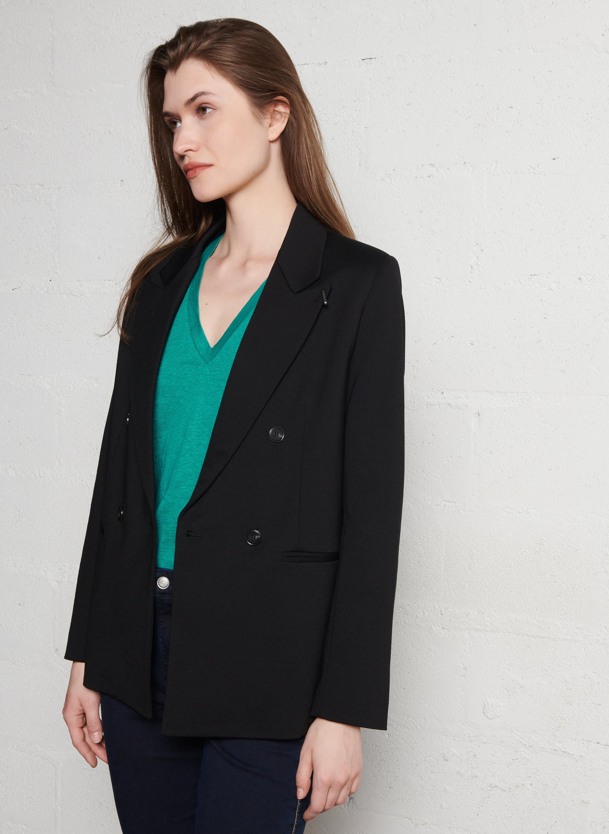 Gerade geschnittener Blazer IKKS Schwarz