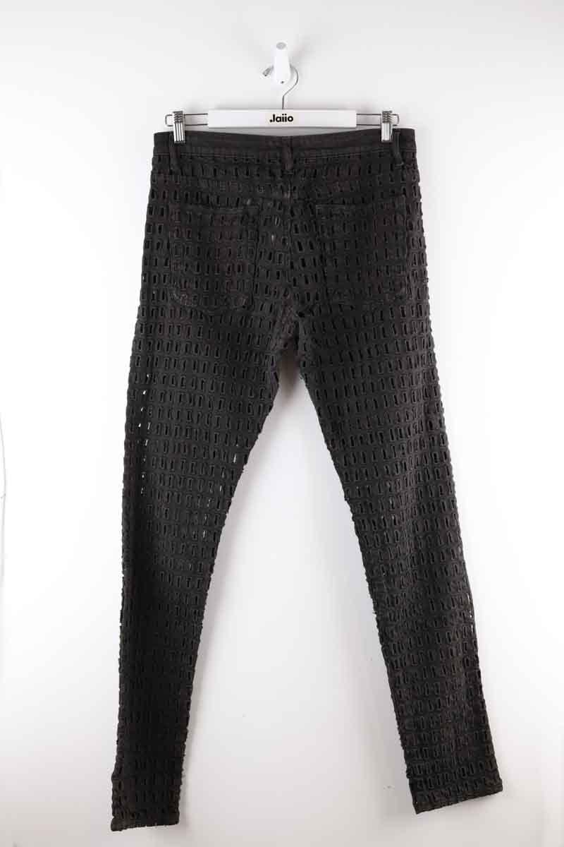 Slim cotton trousers ISABEL MARANT - Seconde Main Black