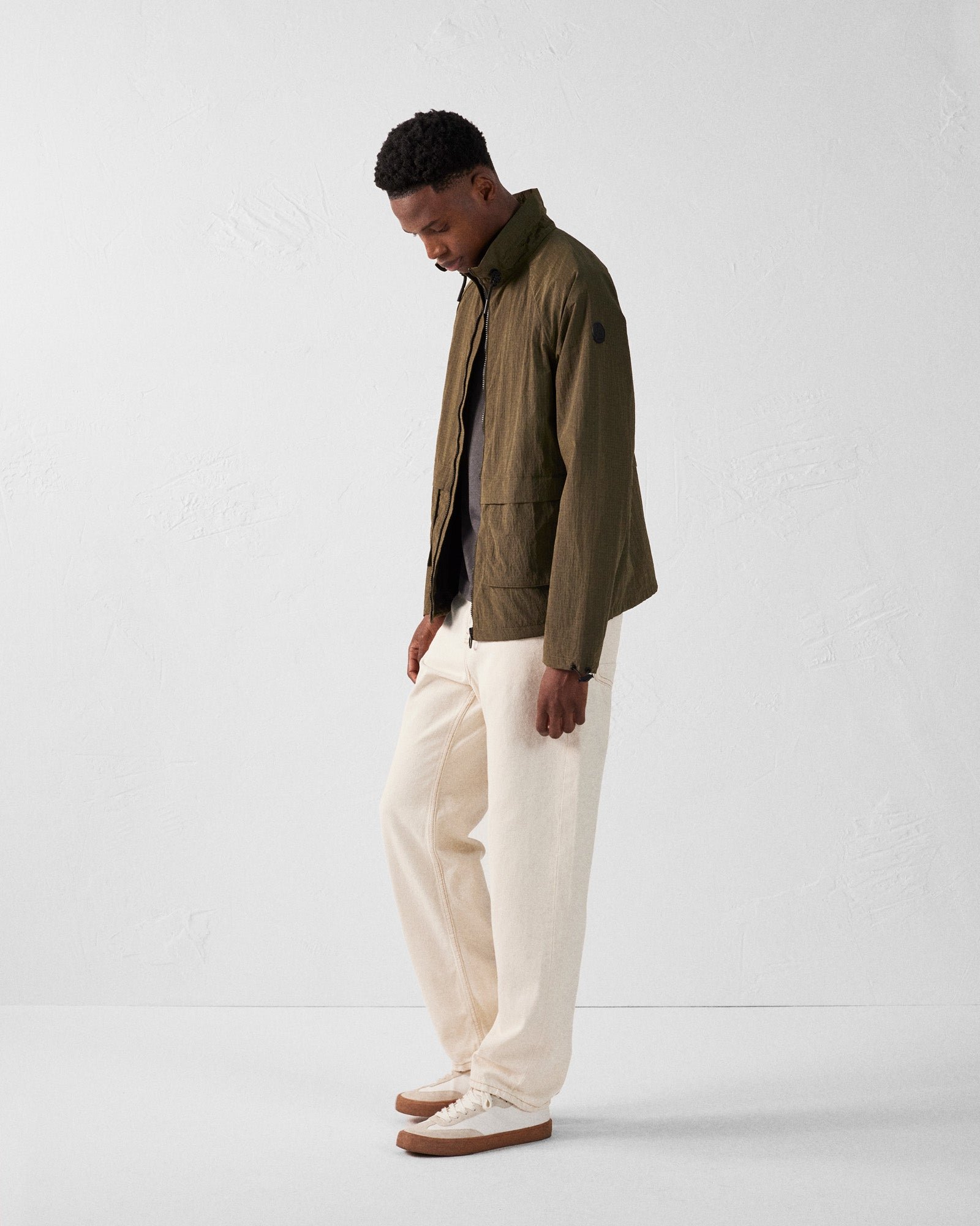 Light windbreaker jacket placebo JOTT Green