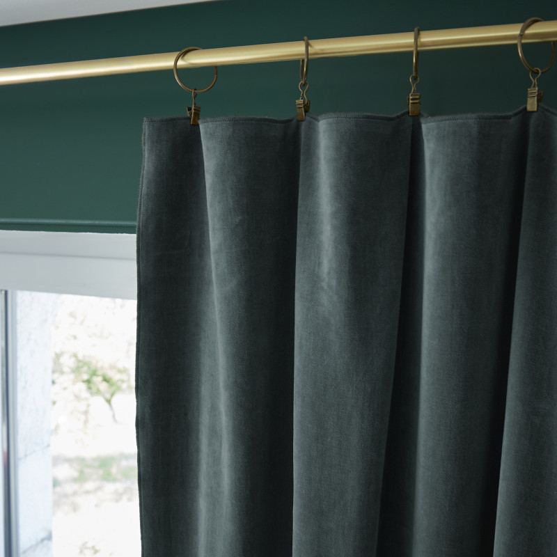 Blackout and Thermal Curtains L'EFFET PAPILLON Grey
