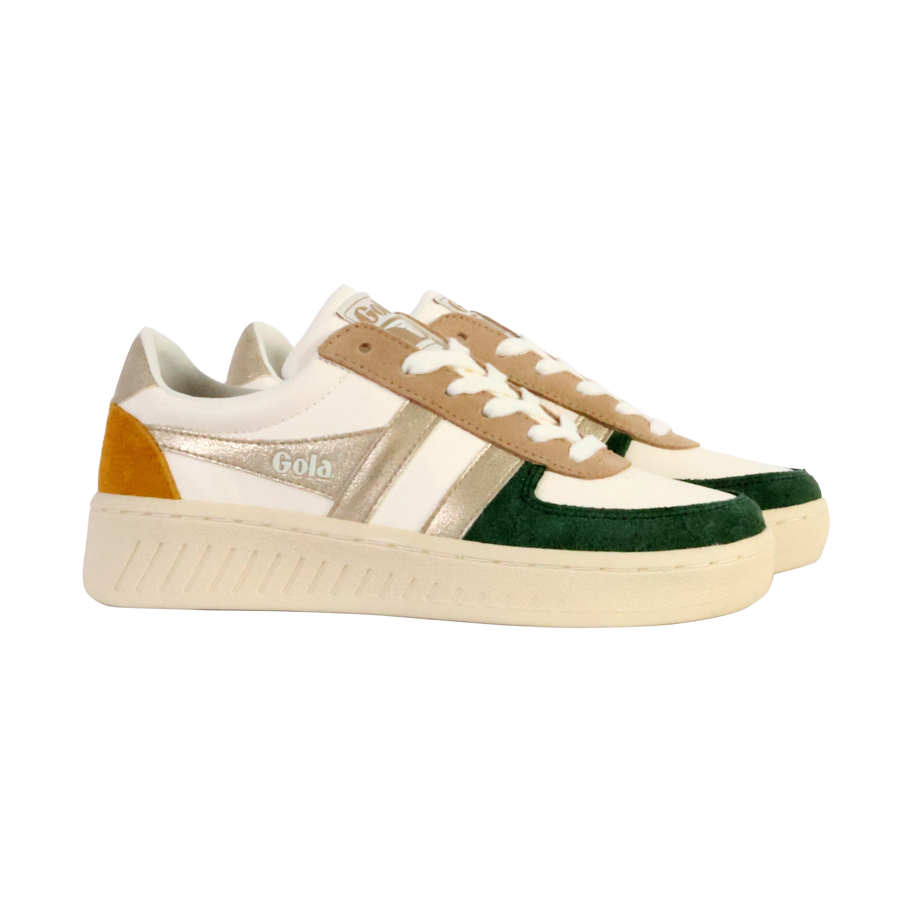Leather sneakers grandslam quadrant GOLA White