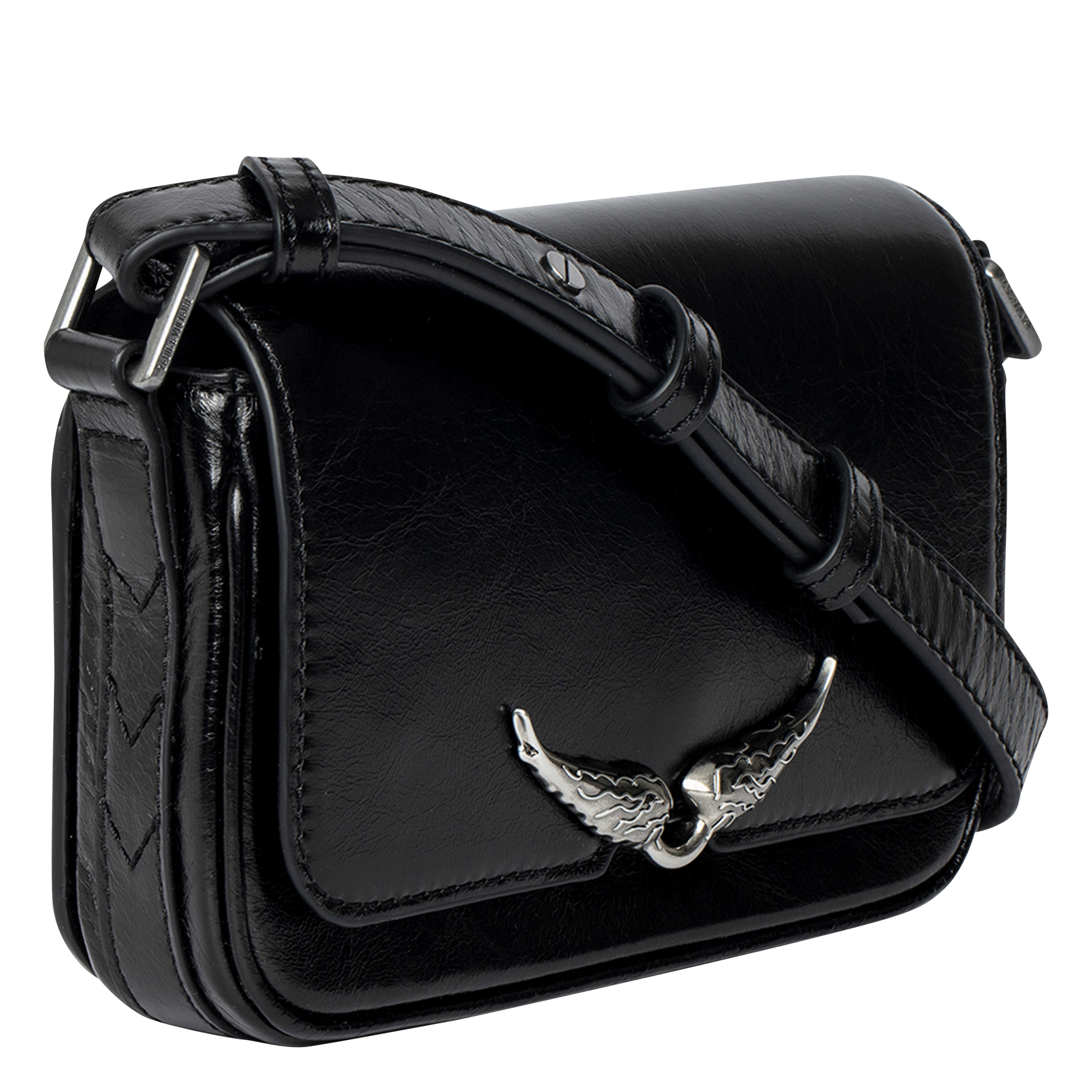 Leren clutch ZADIG&VOLTAIRE Zwart