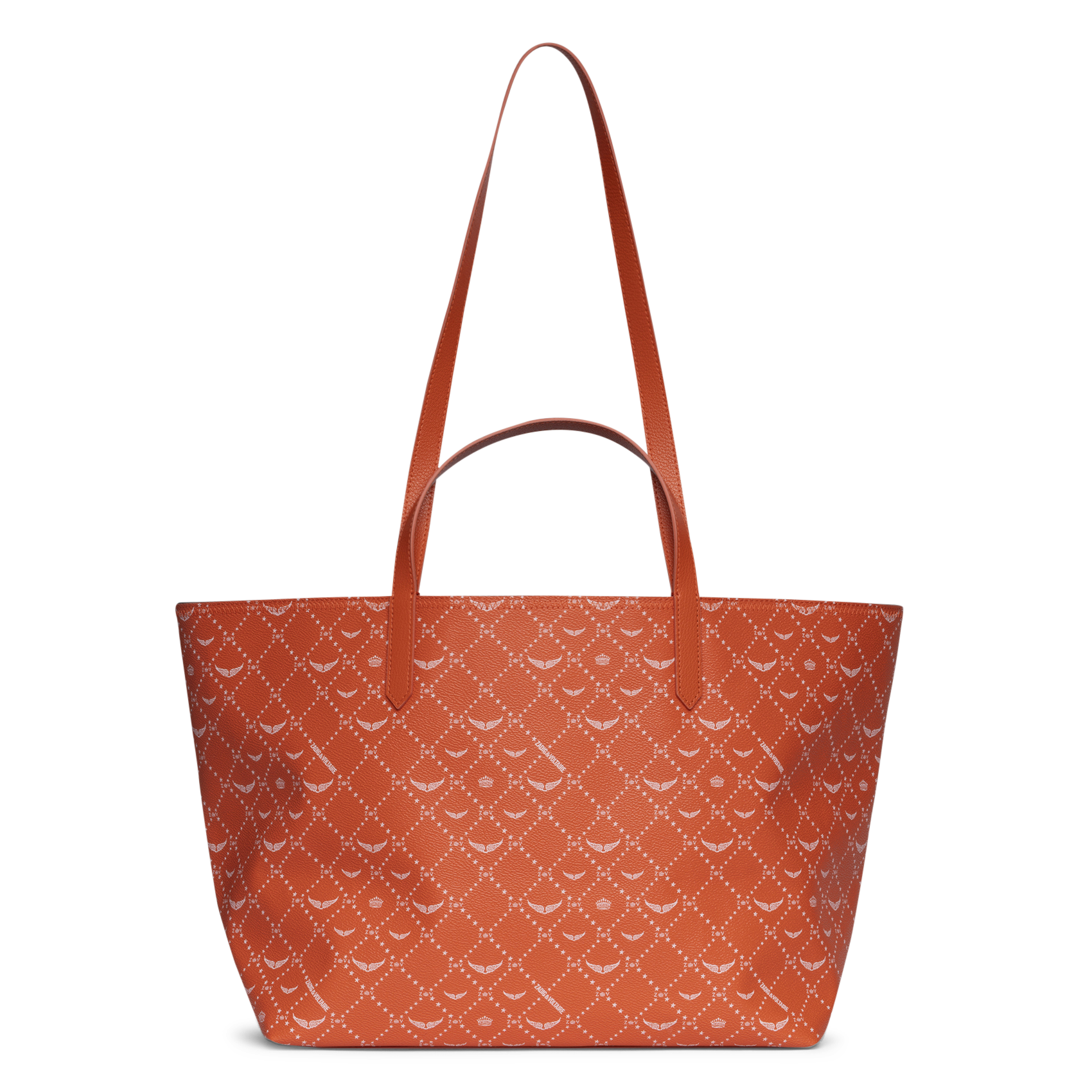 Shopper tas met print ZADIG&VOLTAIRE Oranje