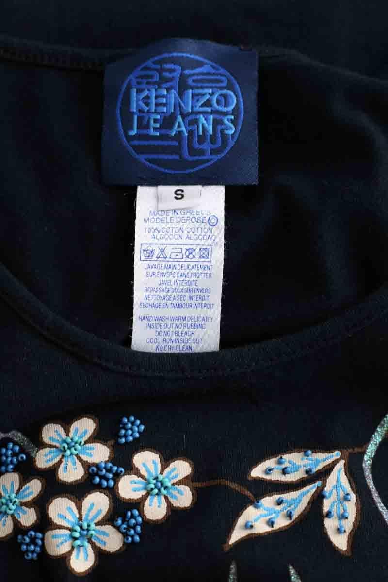 Cotton T-shirt KENZO - SECONDE MAIN Black