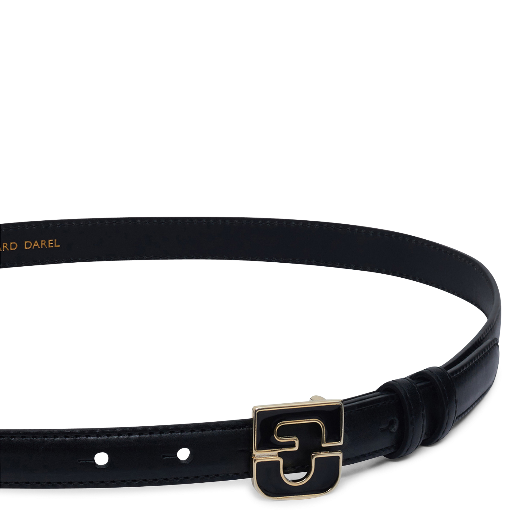Cracked-effect belt GERARD DAREL Black