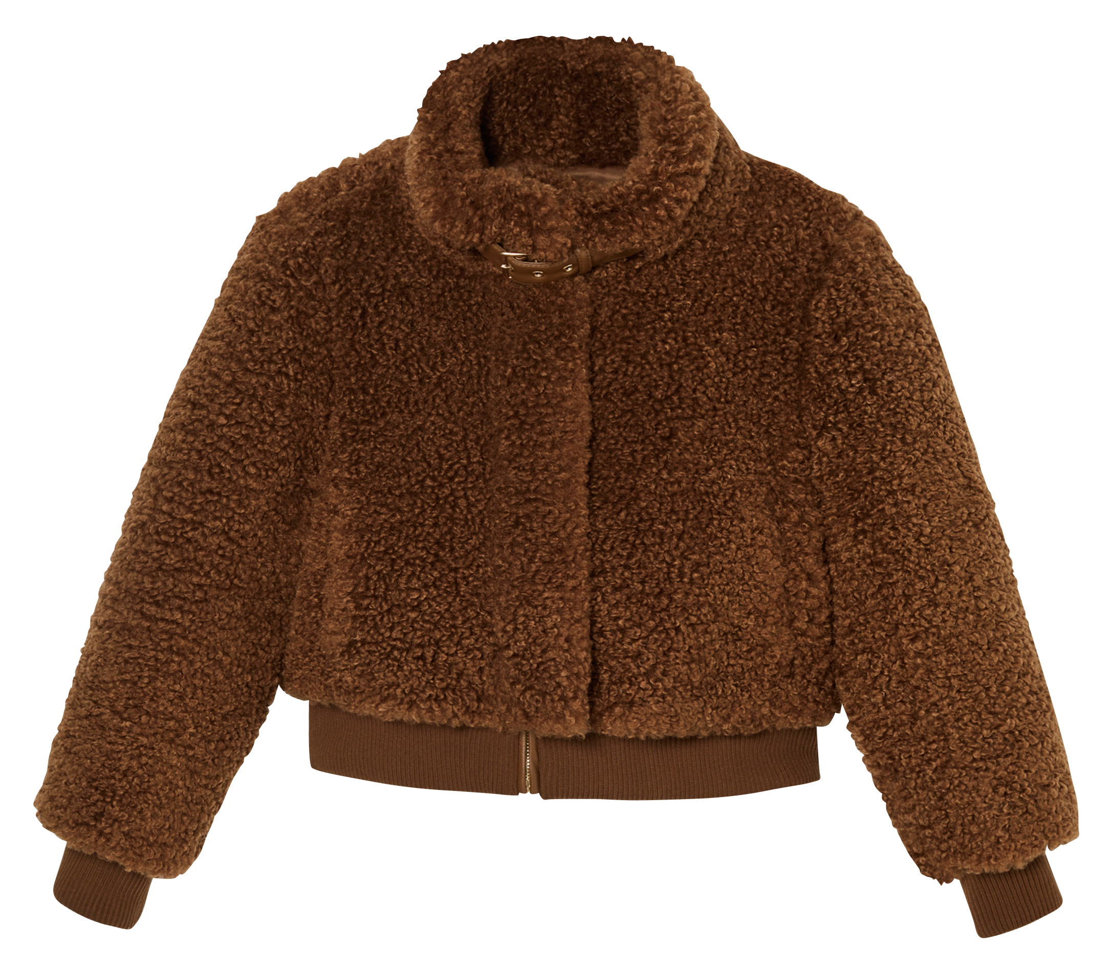 High-neck jacket ZAPA Brown