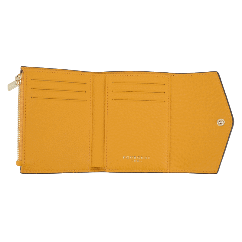 Porte-monnaie - cuir de veau POURCHET Rouge