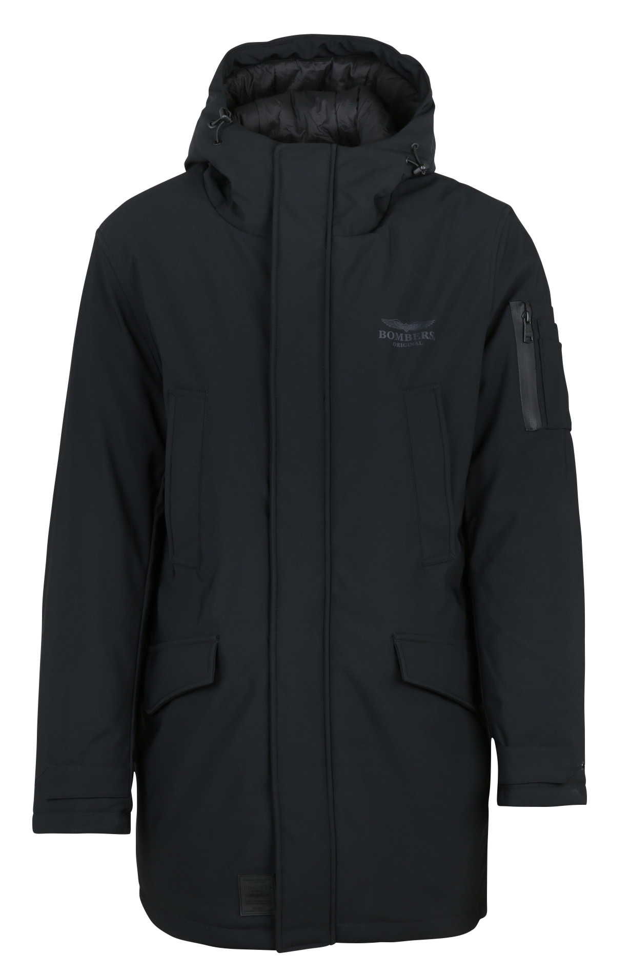 Parka à capuche BOMBERS ORIGINAL Noir