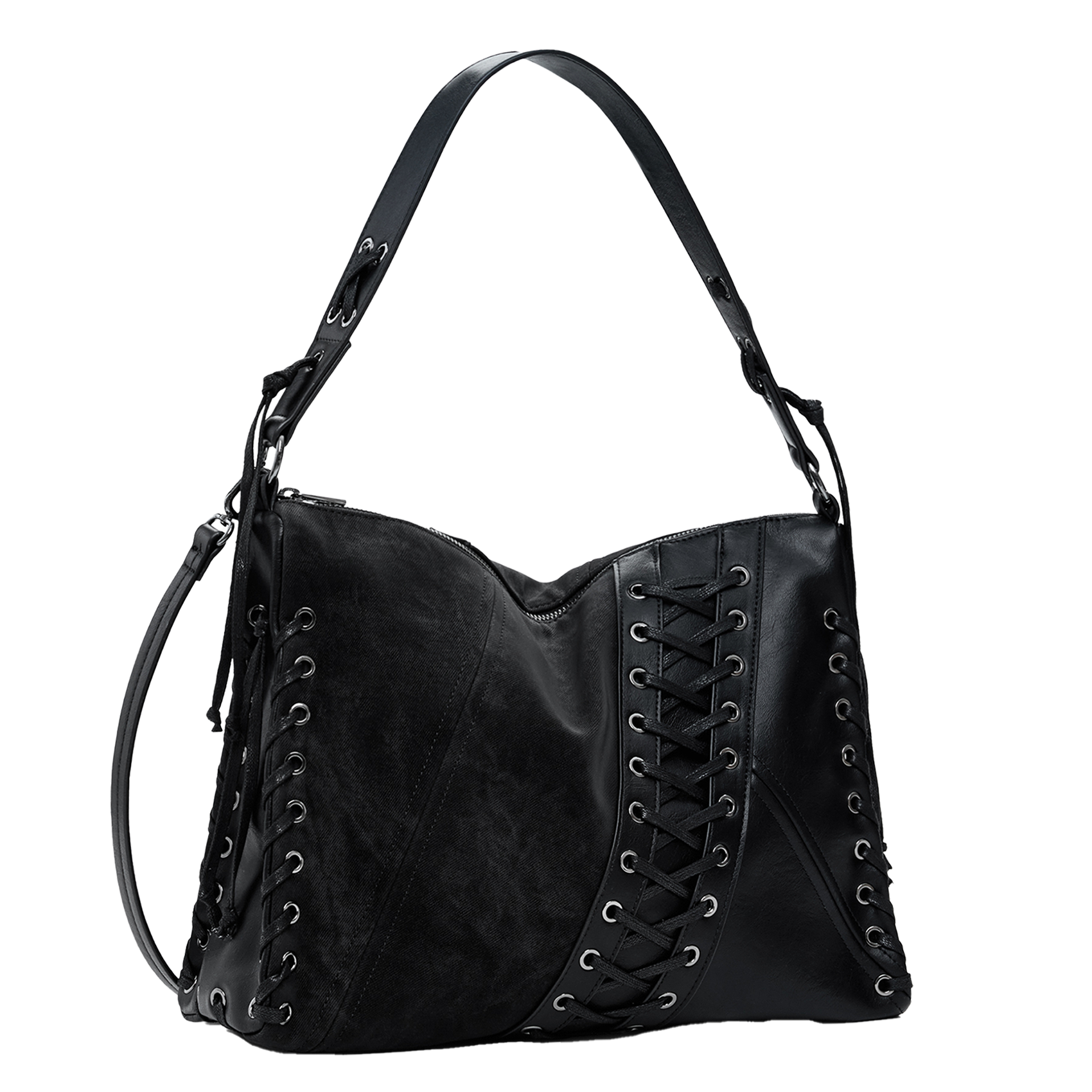 Sac à main effet cuir DESIGUAL Noir