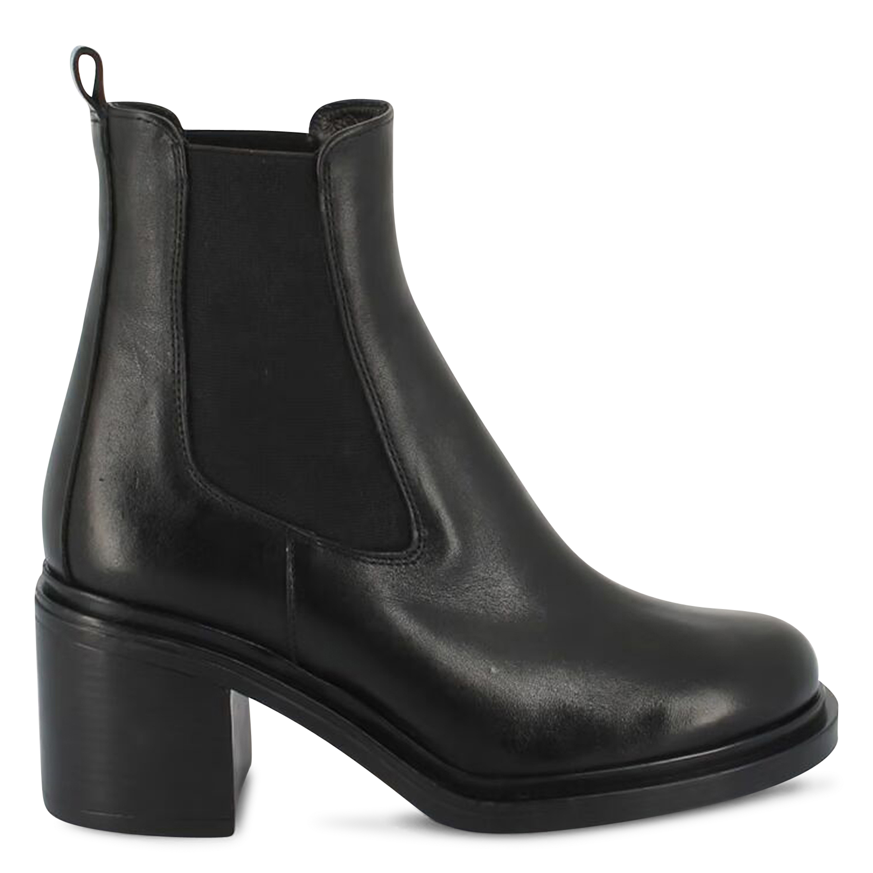 Bianca leather ankle boots JONAK Black