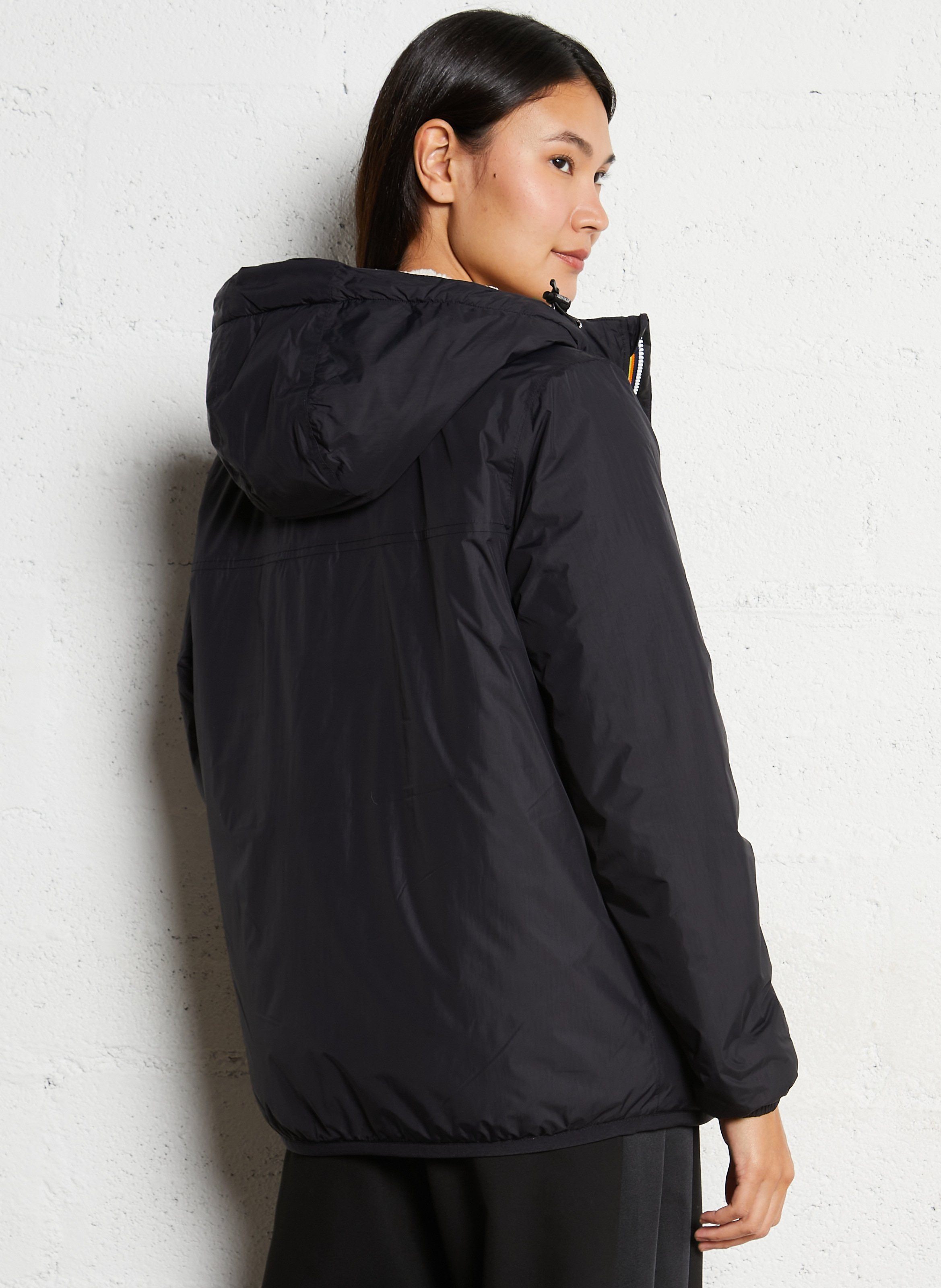 Daunenjacke mit Stehkragen K-WAY Schwarz