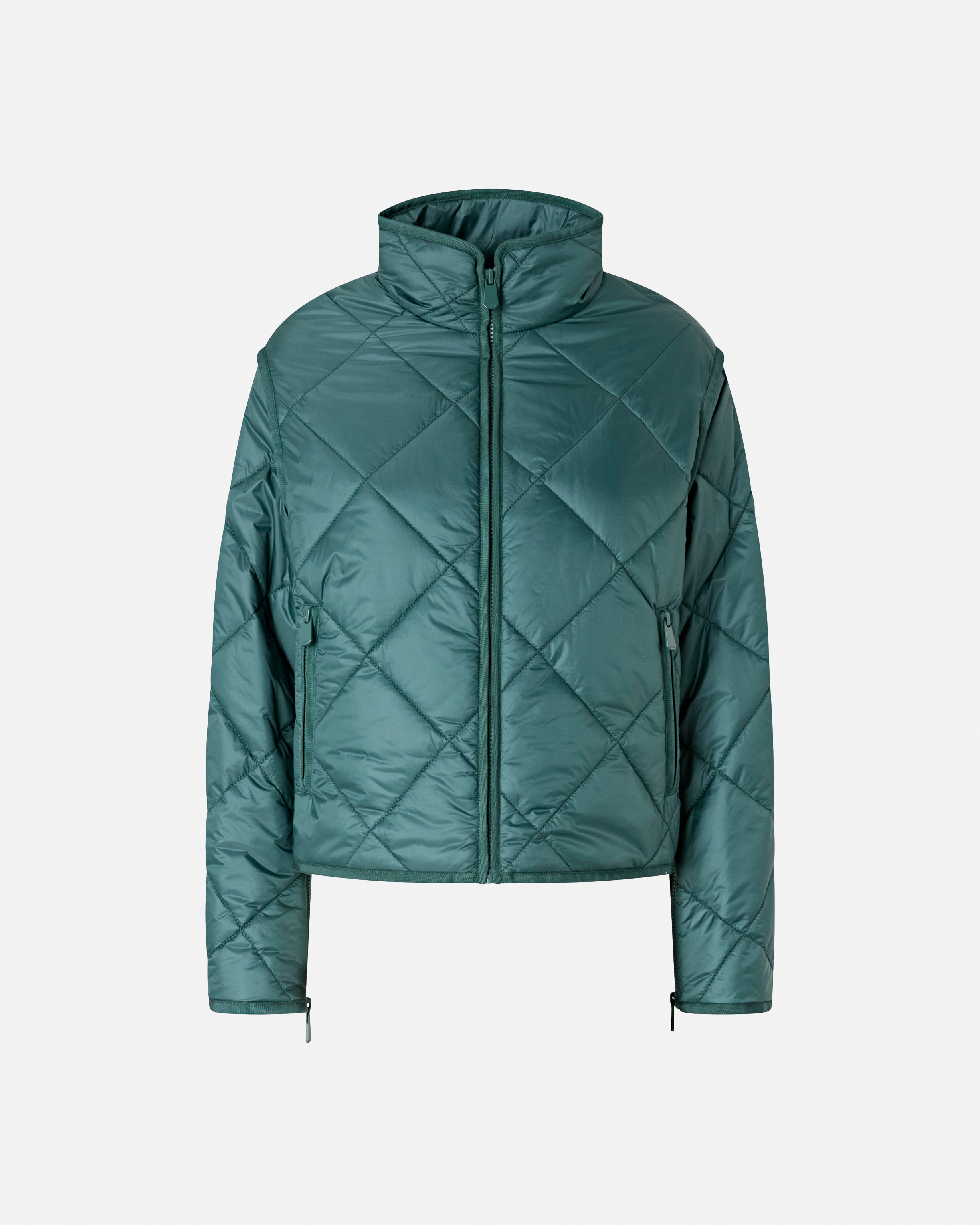 Quilted technical fabric jacket PINKO Green