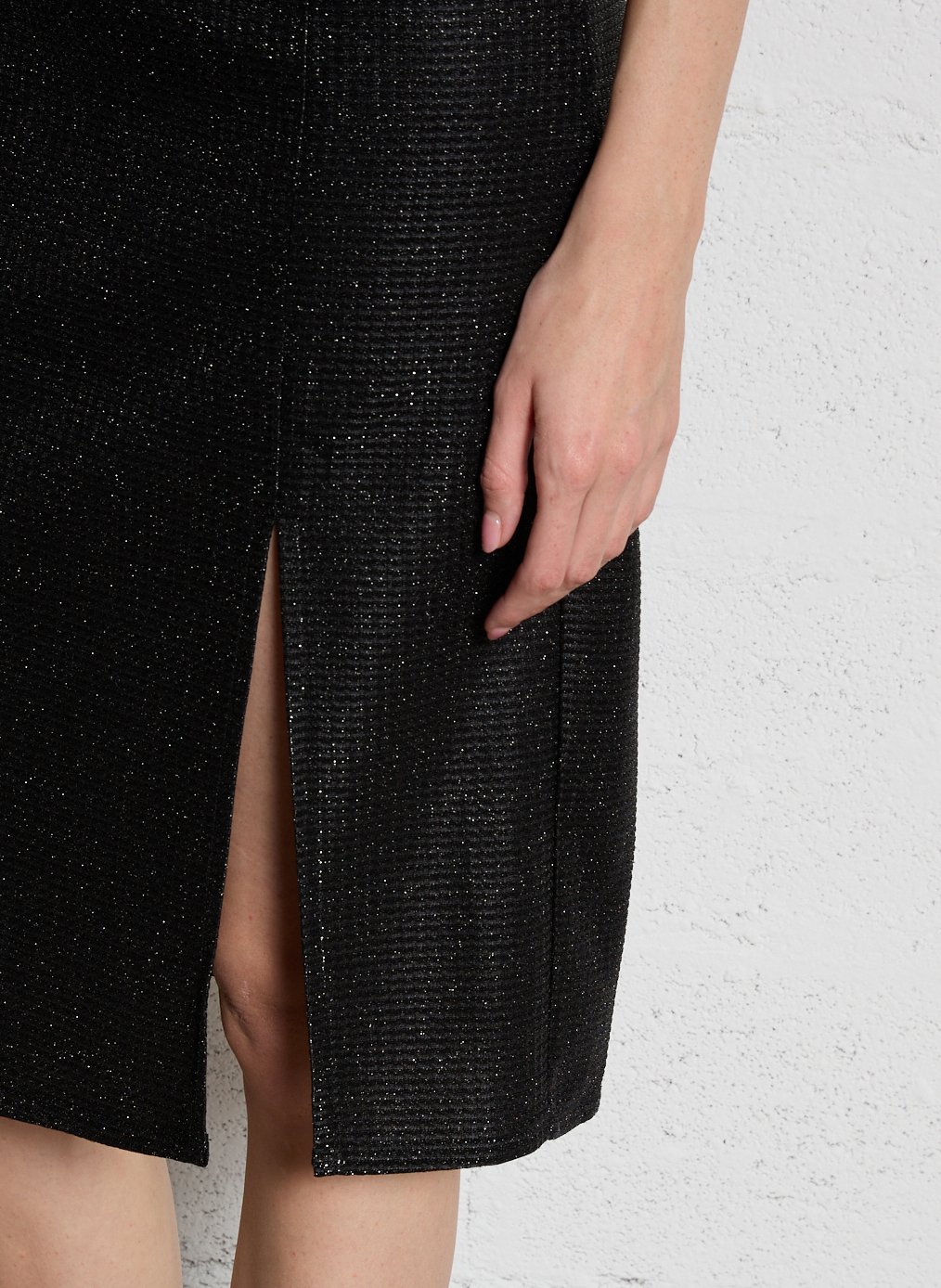 Midirock in Metallic-Optik LA PETITE ETOILE Schwarz