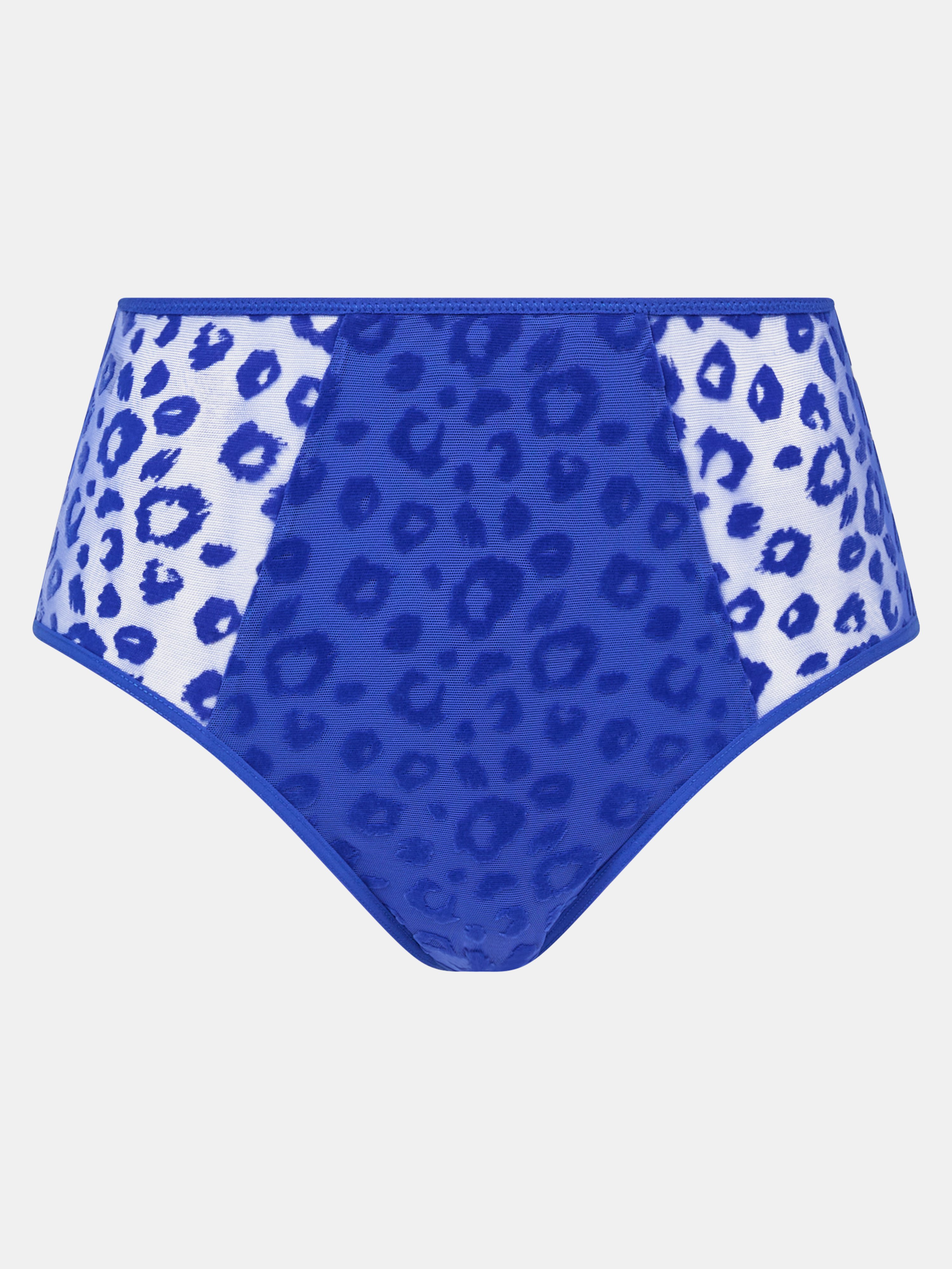 High-waisted lace panties CHANTELLE PULP Blue