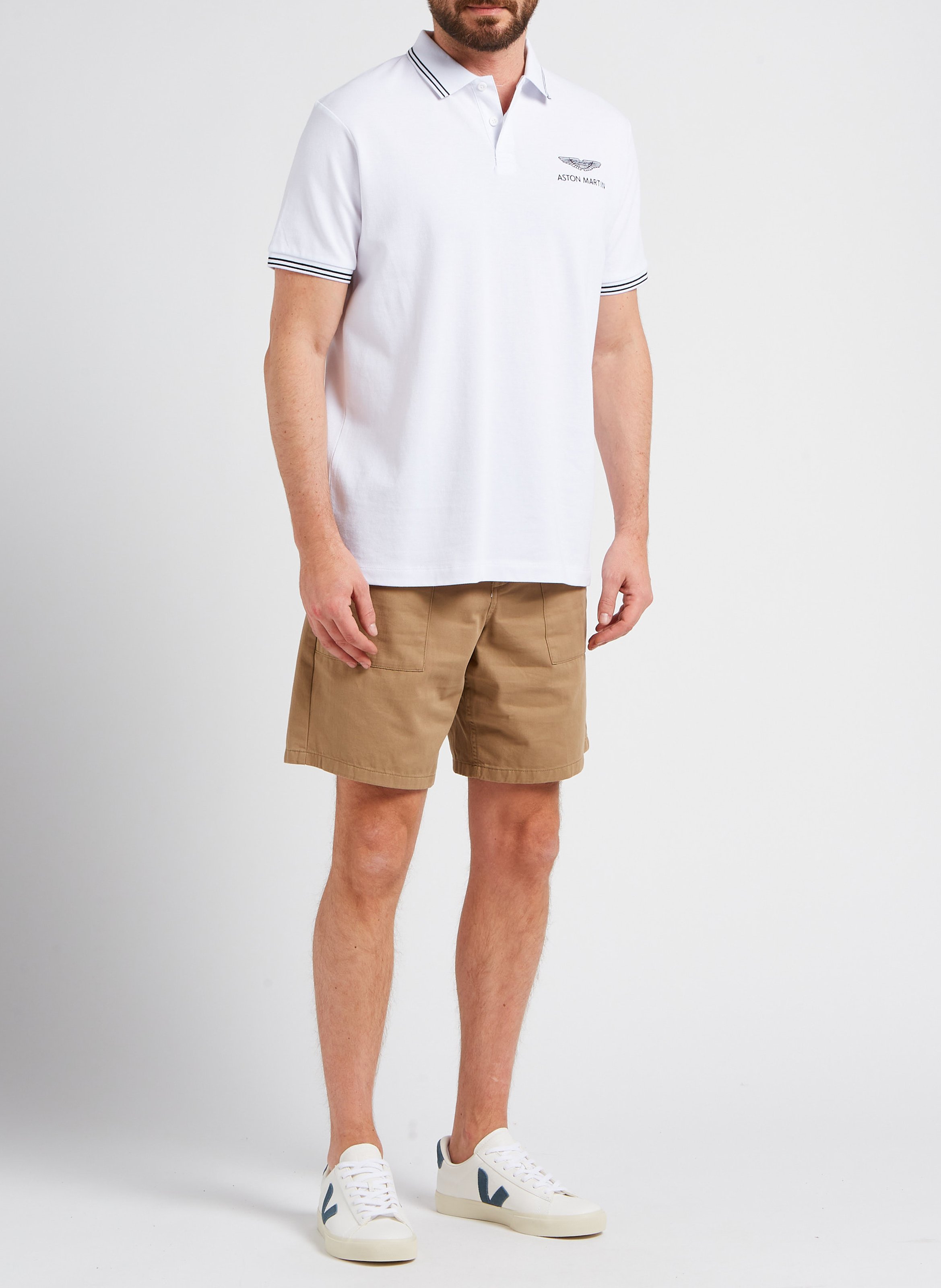 Low-top leather trainers VEJA White