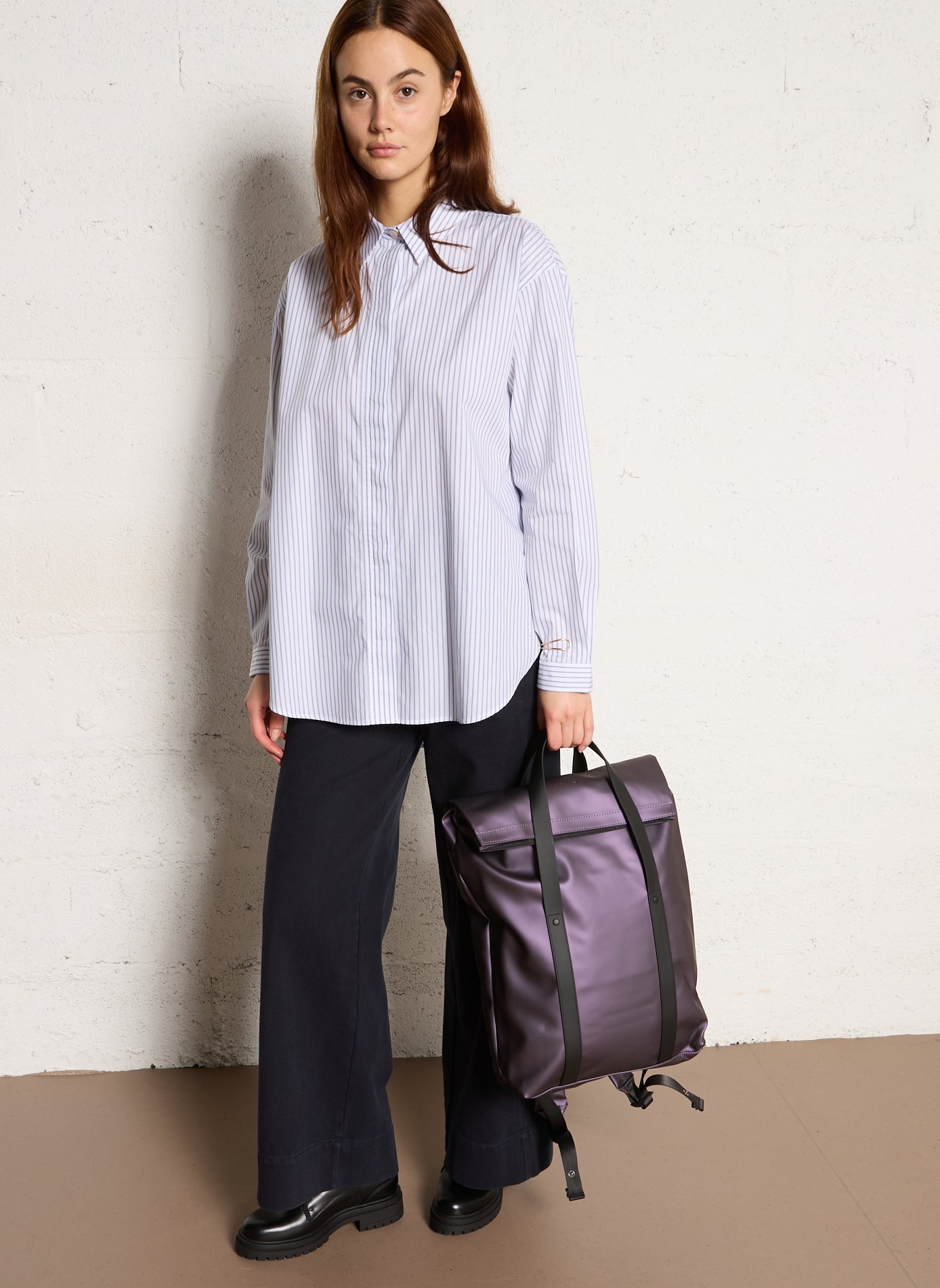 Waterproof backpack RAINS Purple